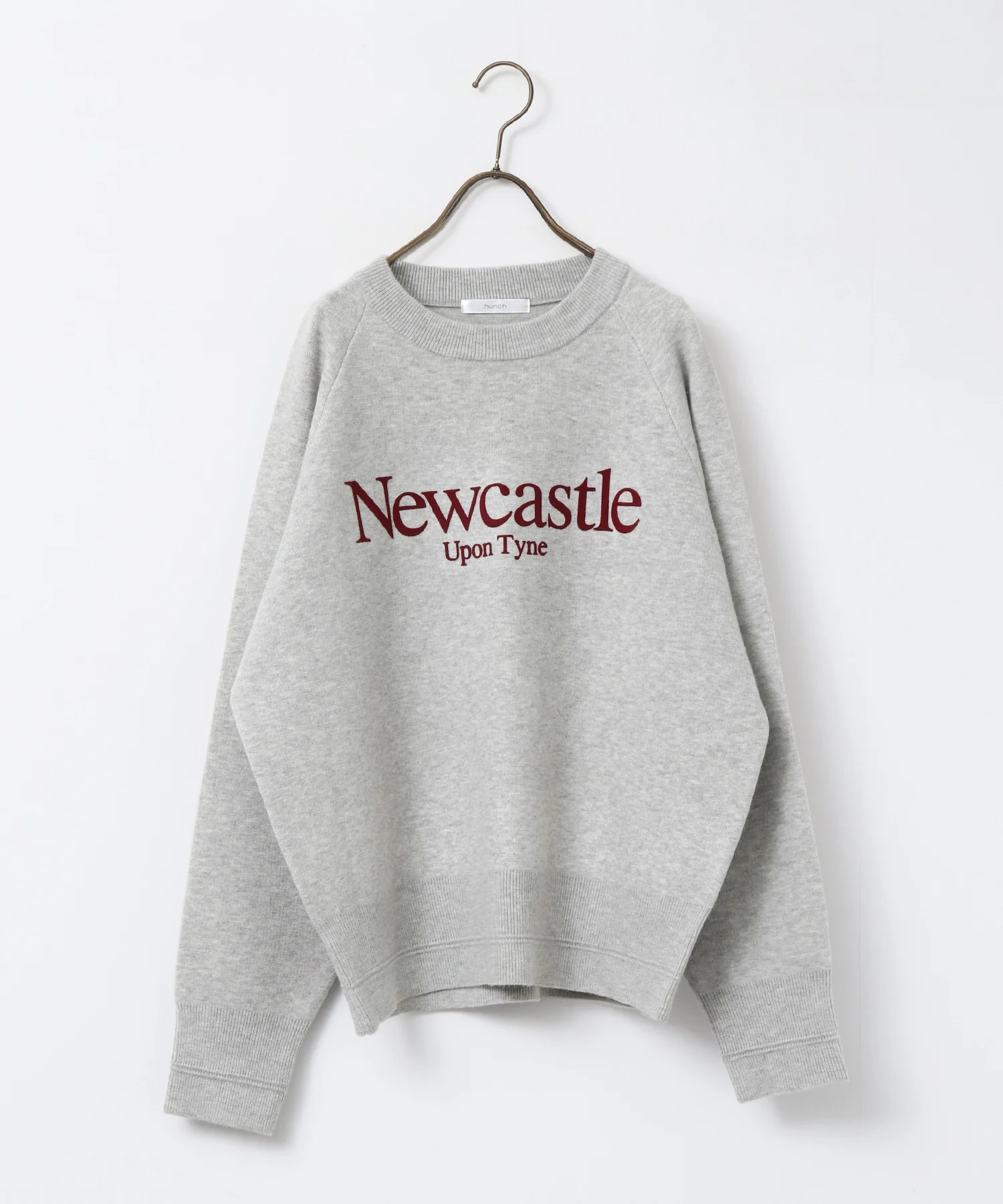 【WEB限定/別注】【新色追加】スウェットライクロゴニット