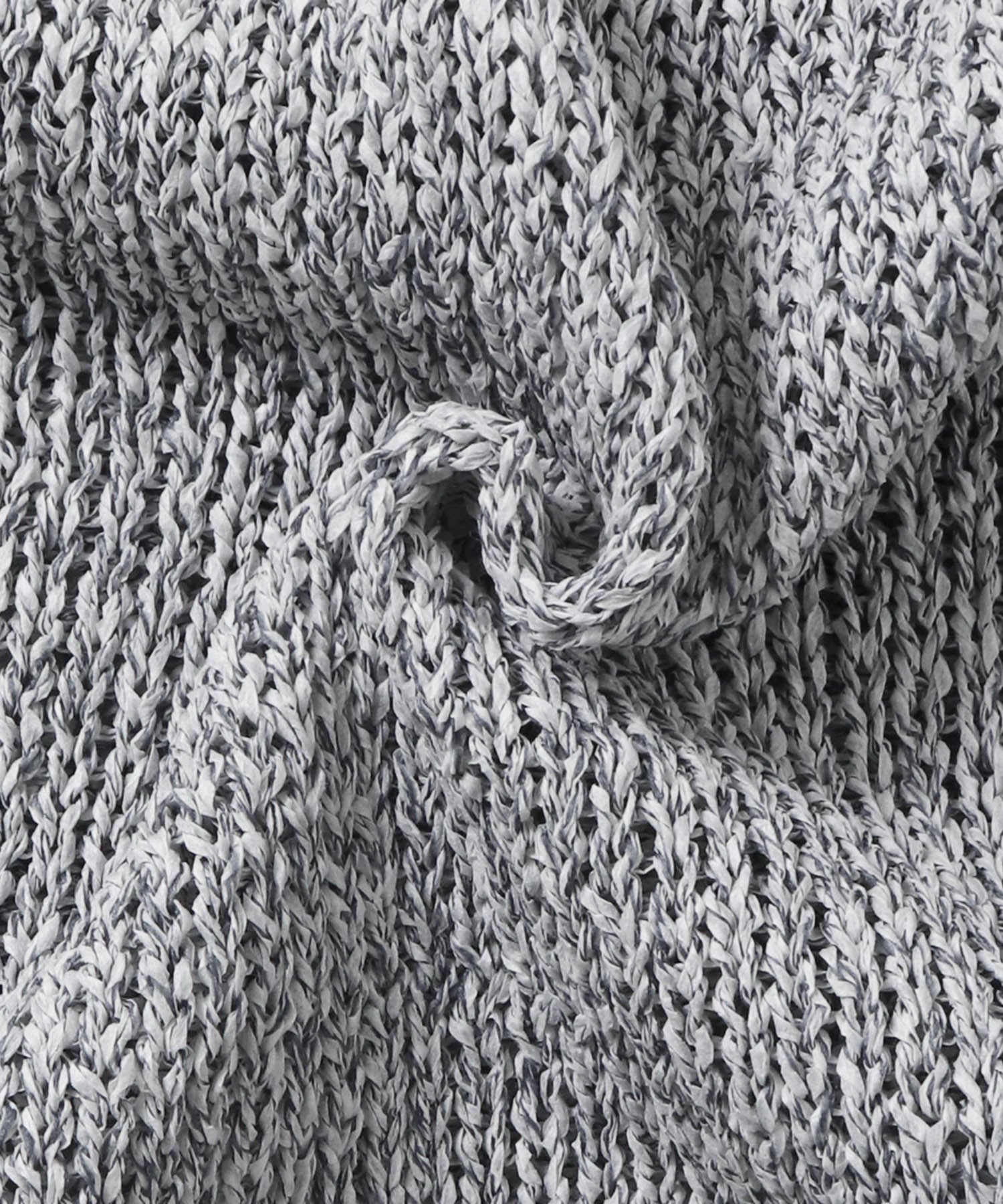 ペーパーヤーン オーバーニットタンク