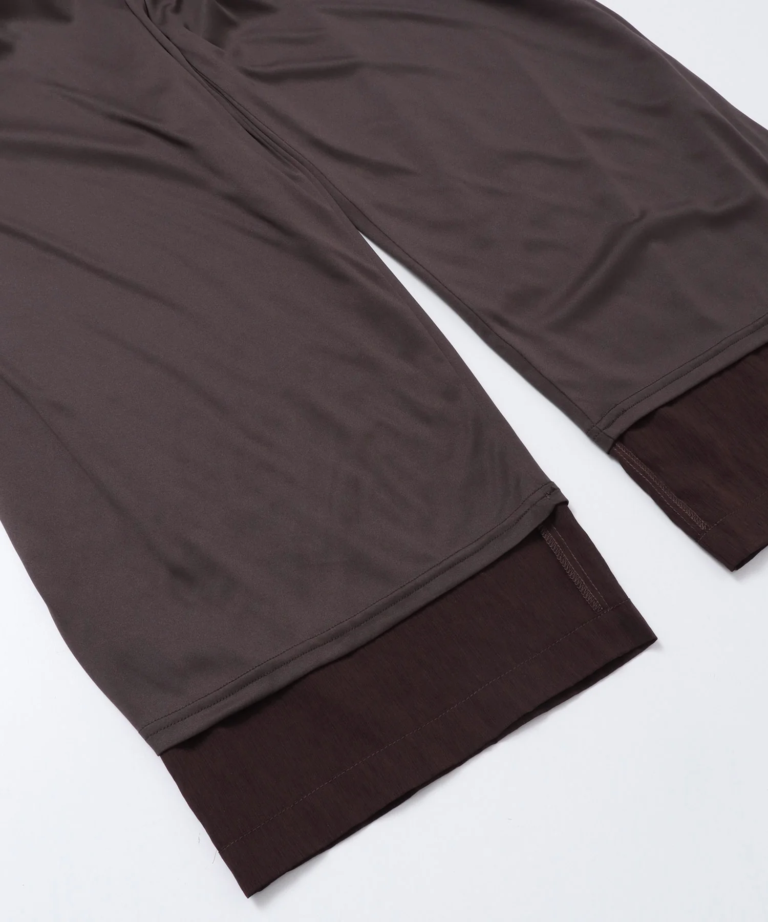 シアー ストレートパンツ