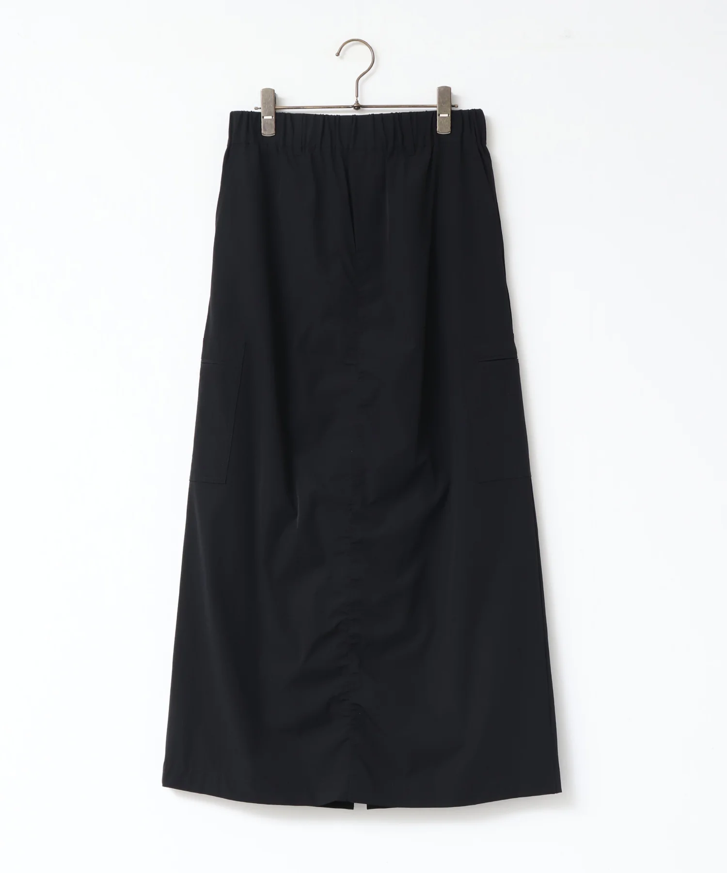 【接触冷感】シャーリング カーゴスカート