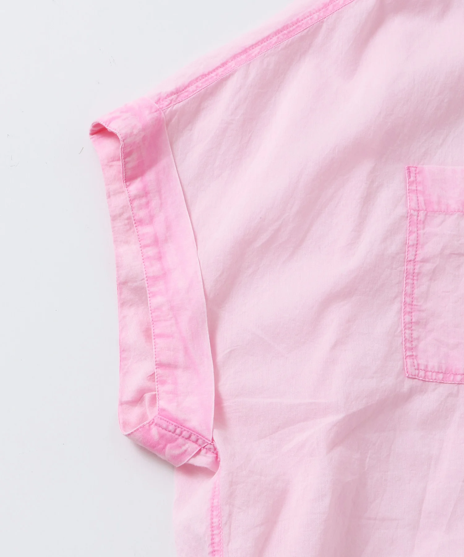 コットンボイル 半袖シャツ