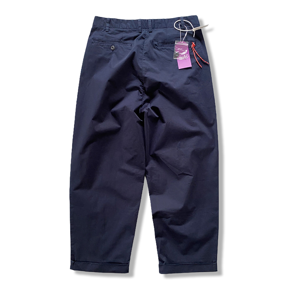 アメカジ　「ラッキーレッドドローコード」付き 2本タック入りチノパンツ