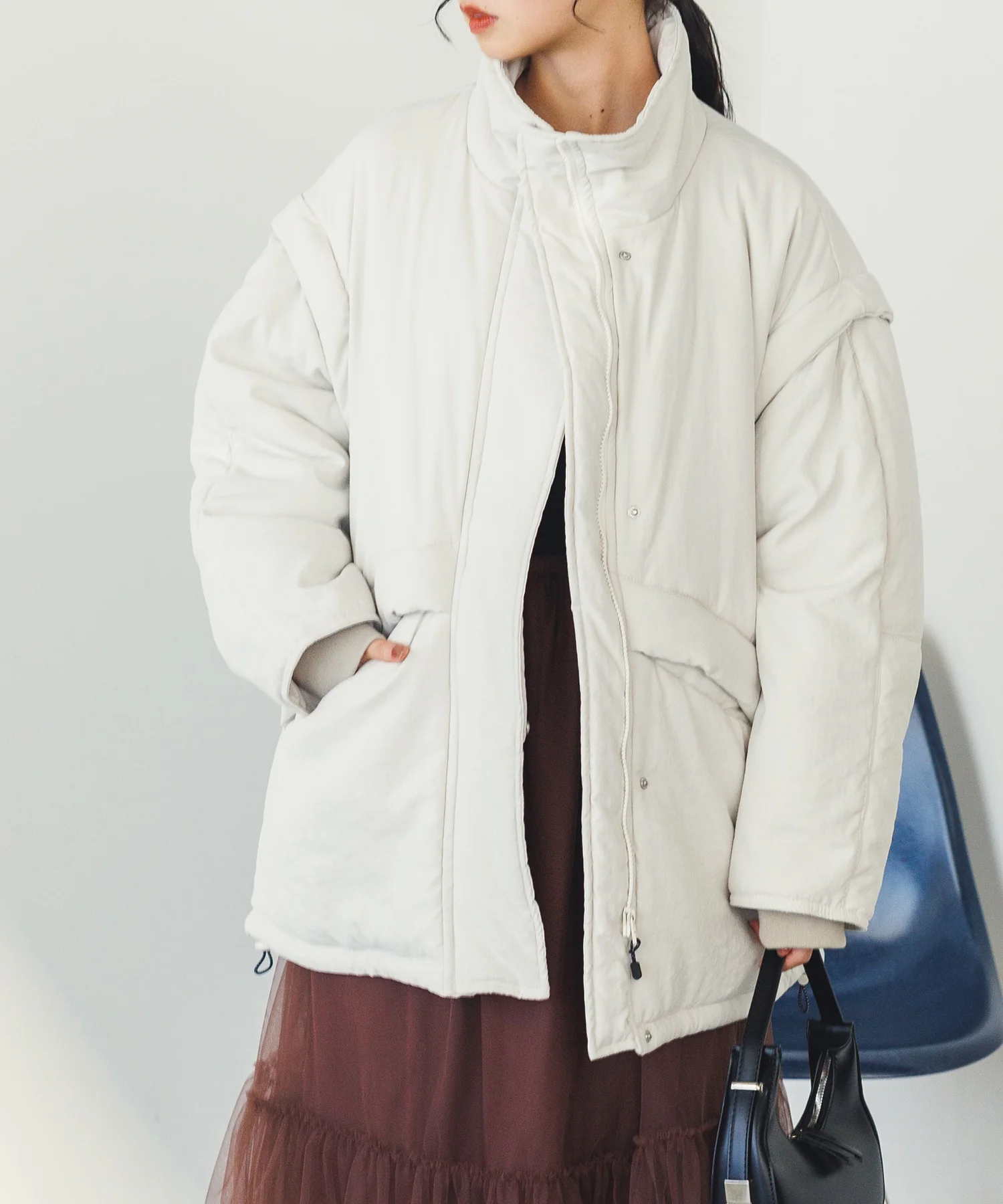 袖取り外しモッズコート