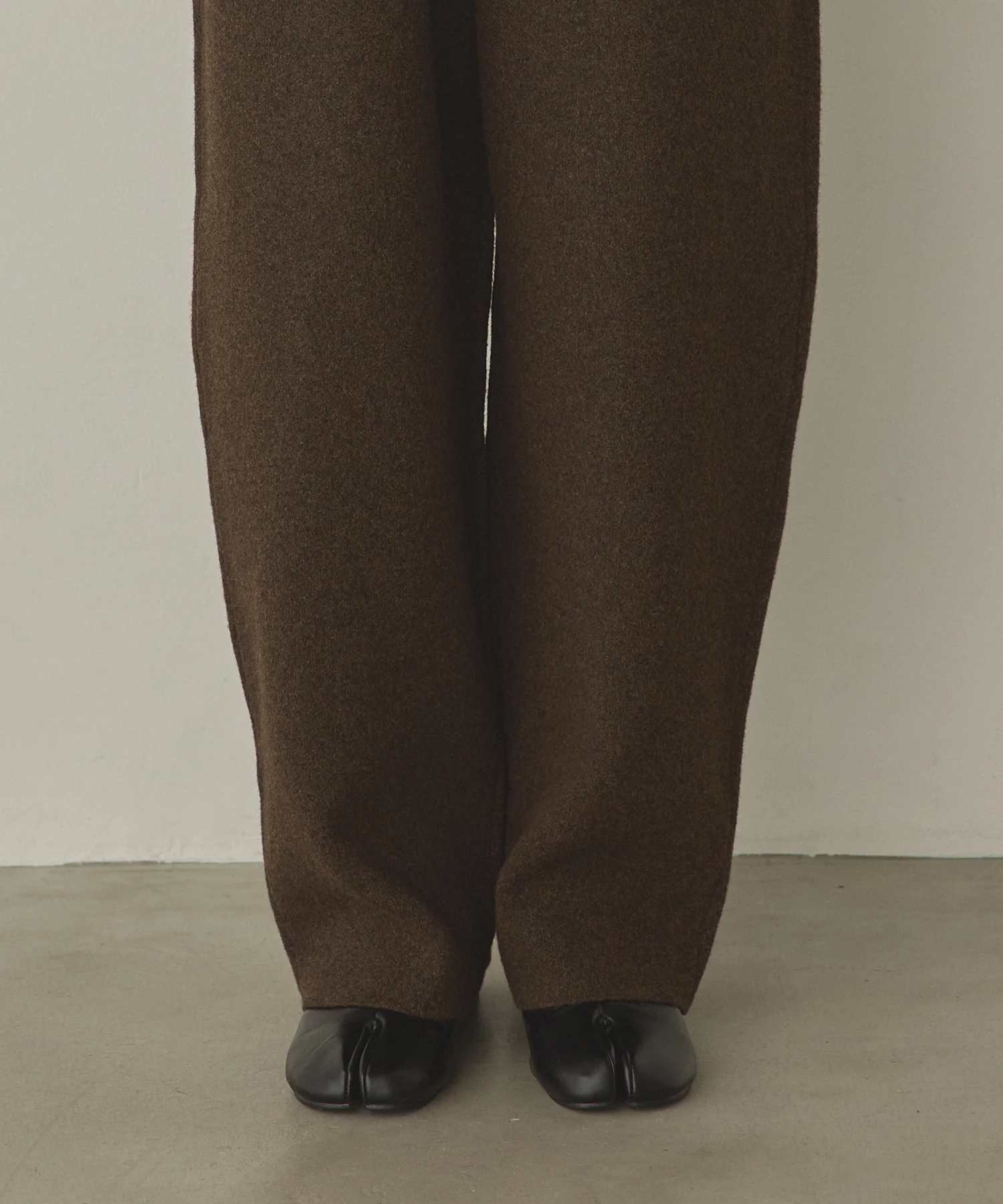 ニット ワイドパンツ