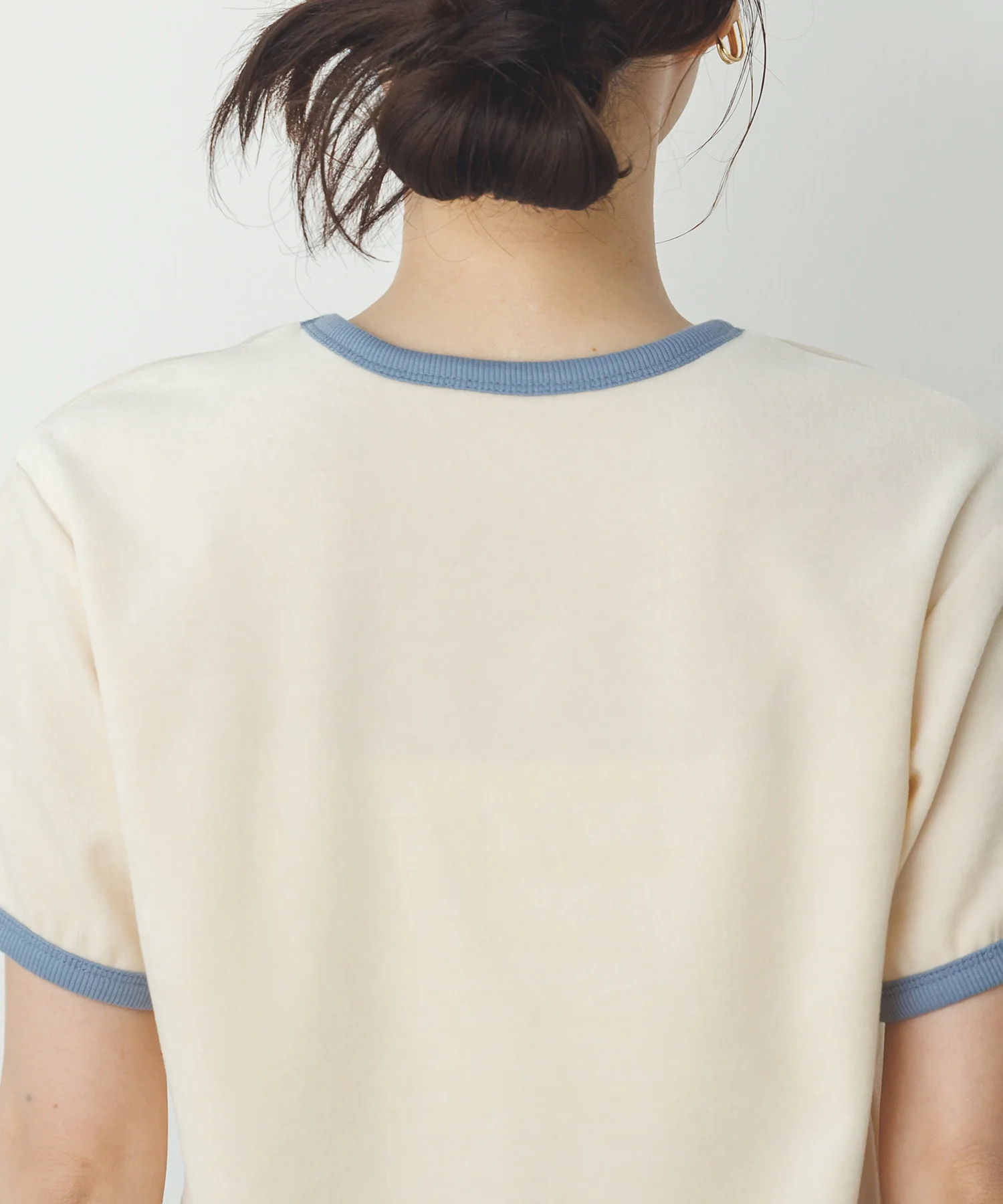 ベロア リンガーTシャツ