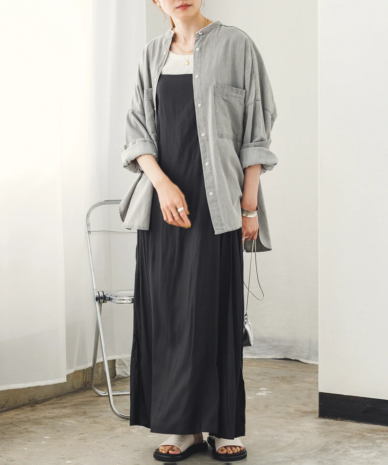 【新色追加】デニムオーバーシャツ