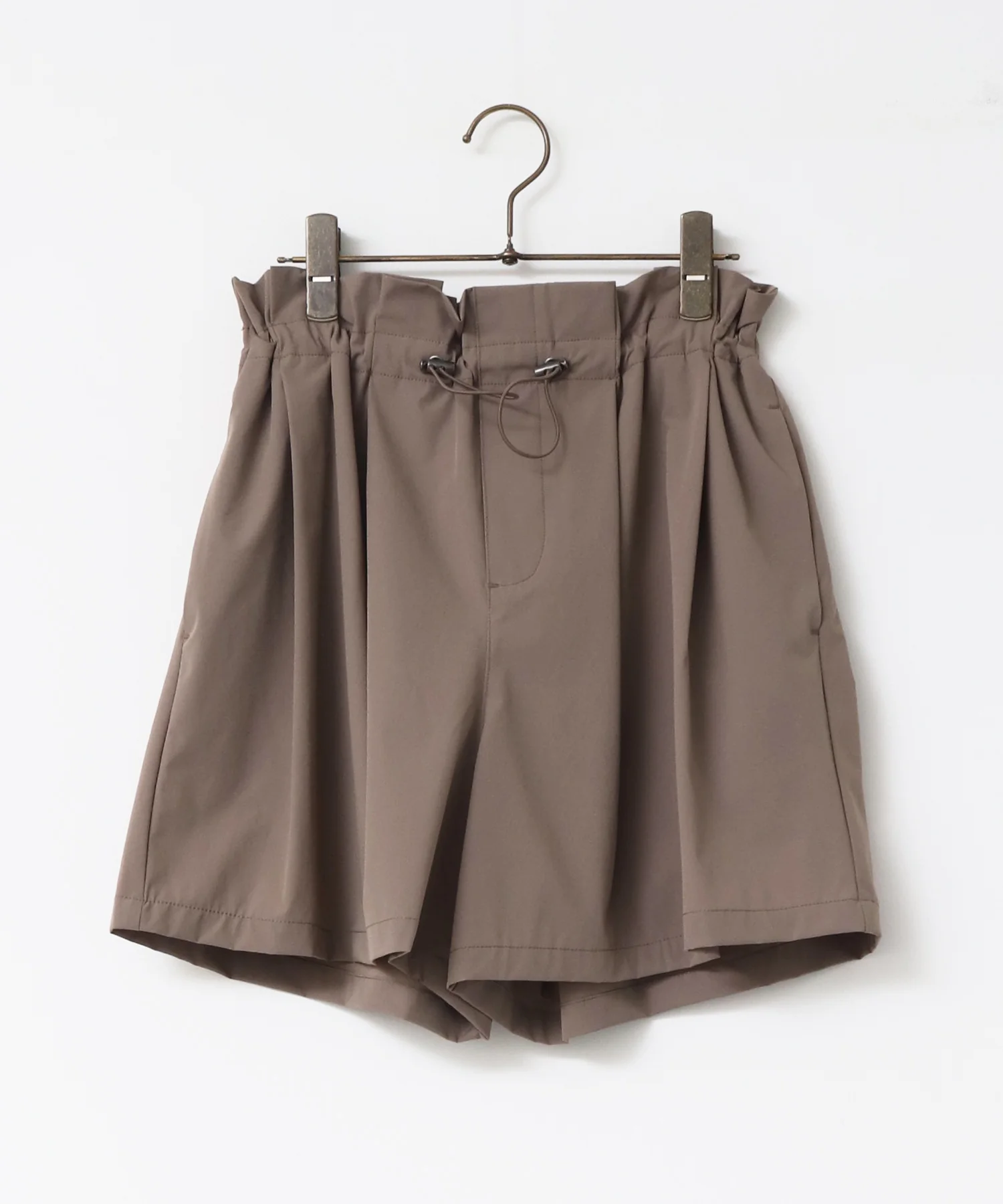 【接触冷感】フリルギャザー ショートパンツ