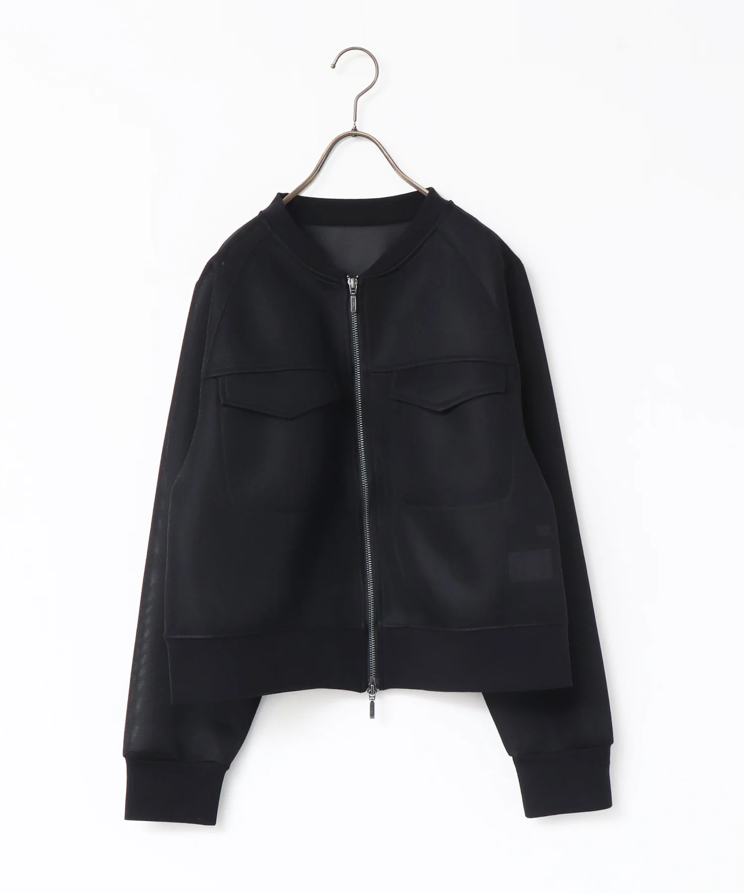 シアーダンボール ダブルジップブルゾン
