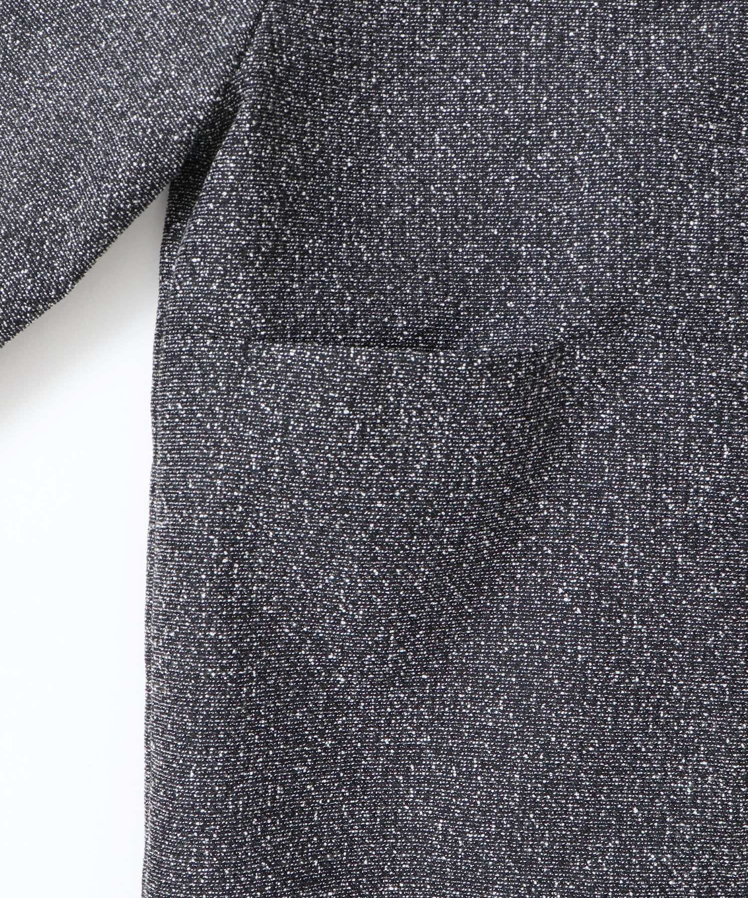 スタンドカラー ツィードブルゾン