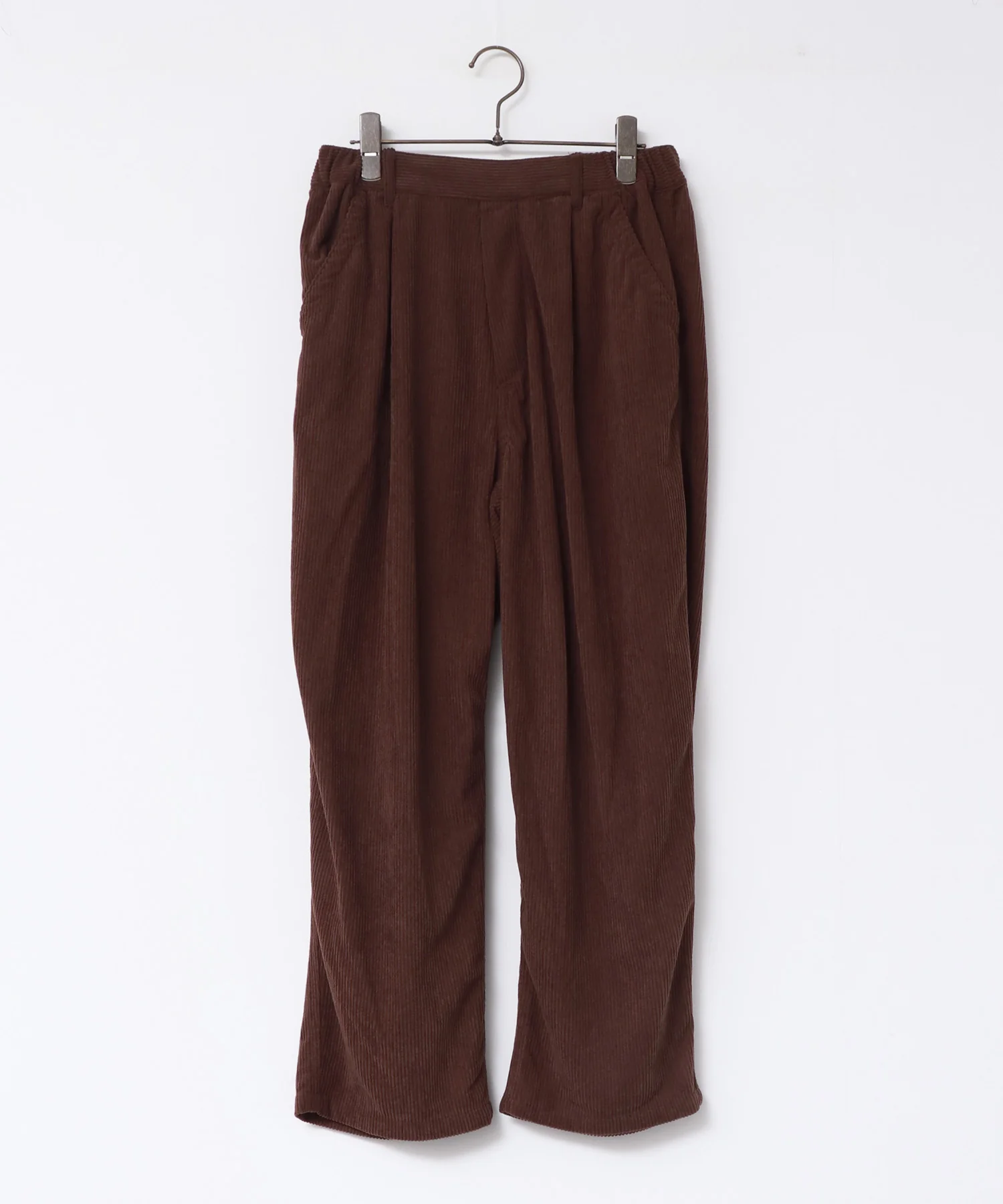 コーデュロイ コクーンパンツ