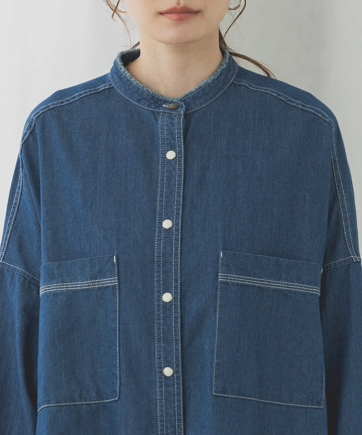 【新色追加】デニムオーバーシャツ