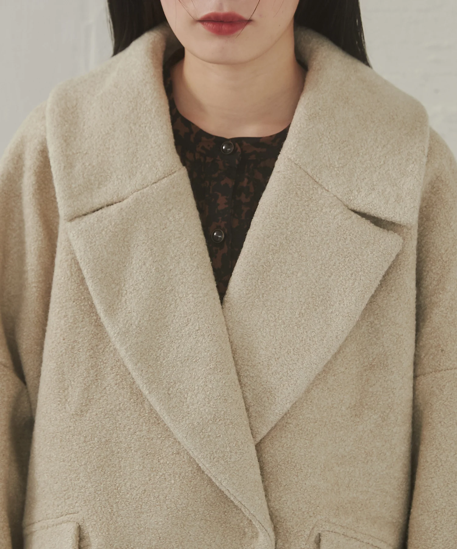 ミニブークレ オーバージャケット