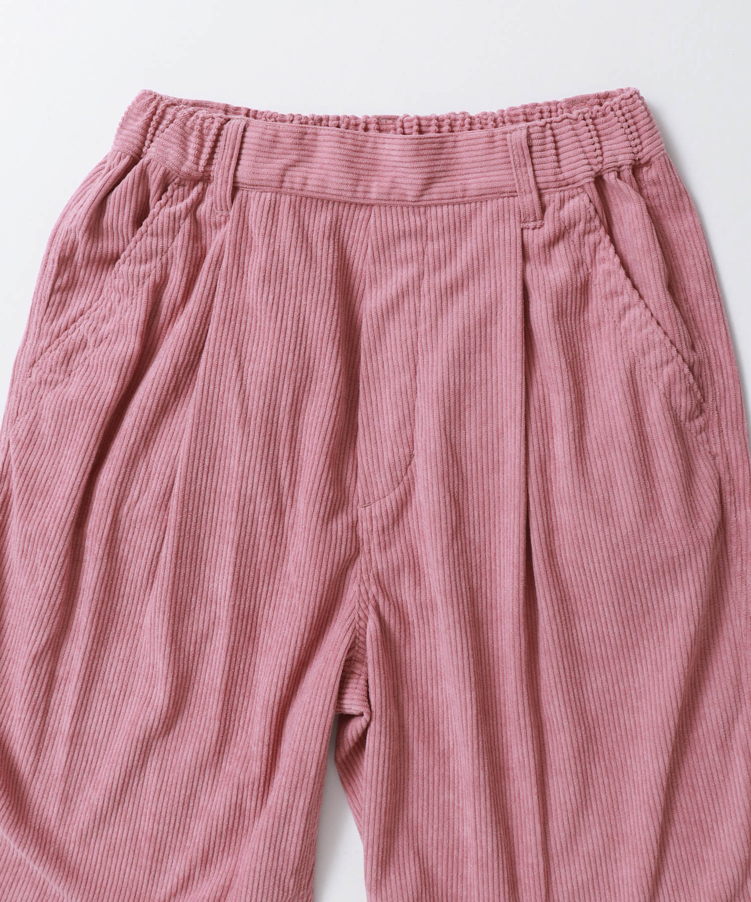 コーデュロイ コクーンパンツ