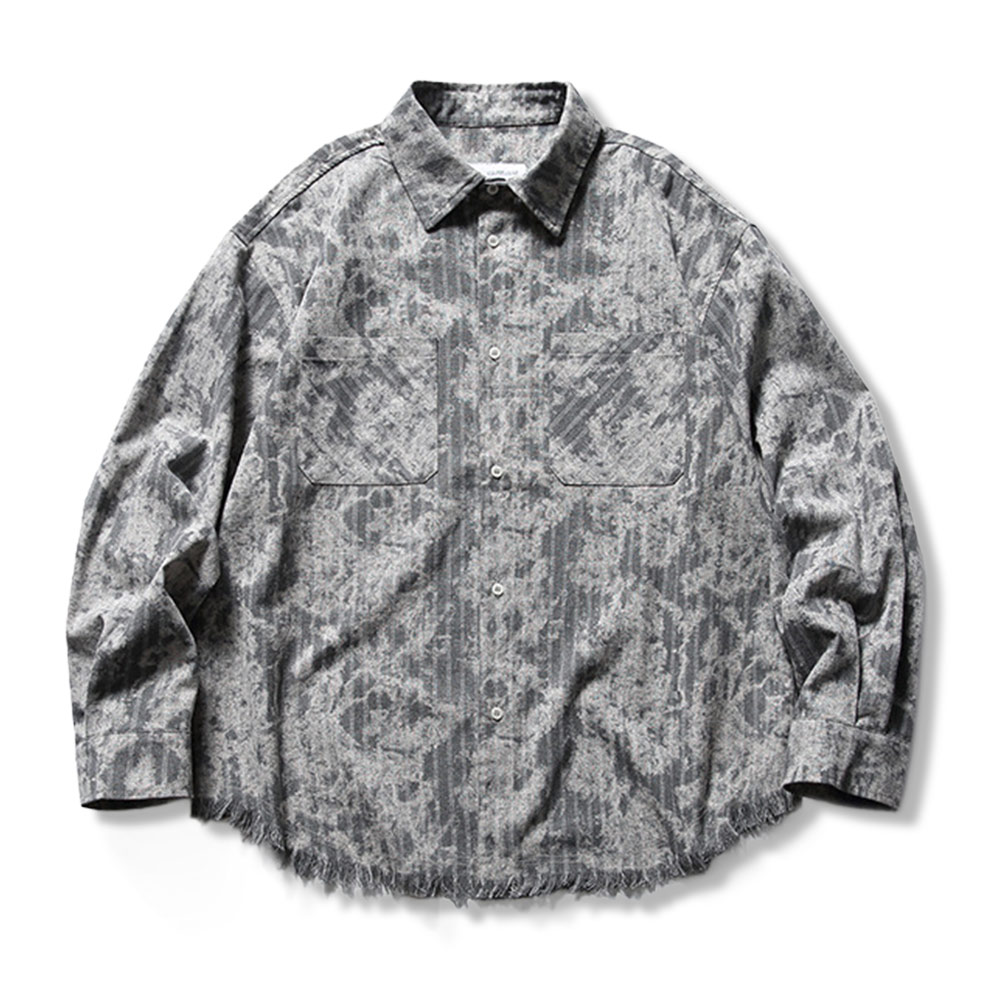 アメカジ　ヴィンテージ風ストライプシャツ