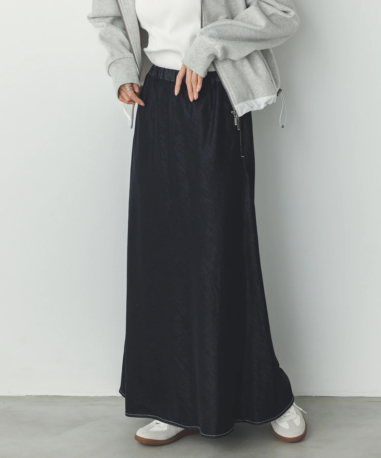 セミフレア デニムスカート