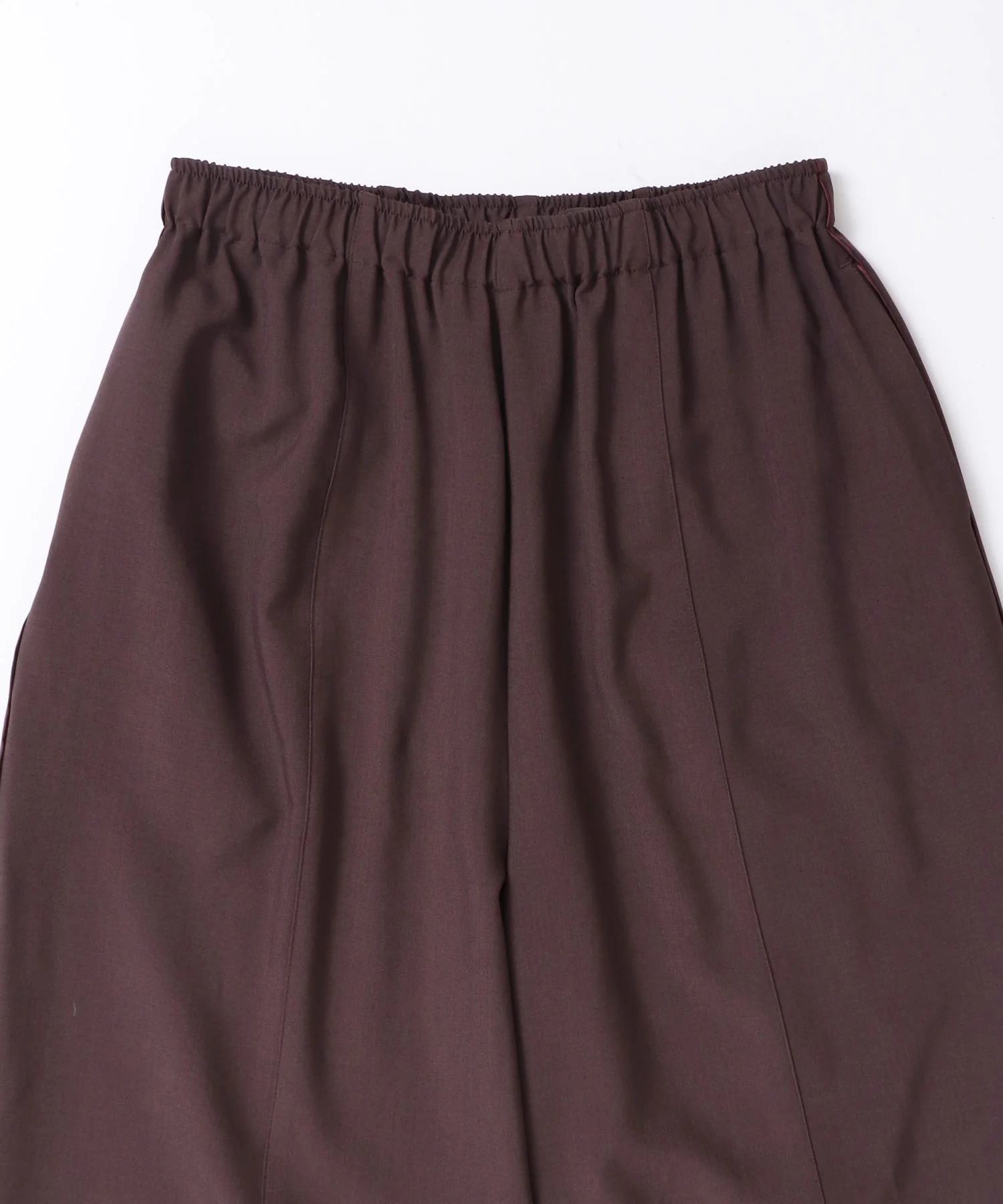 サイドライン ワイドストレートパンツ