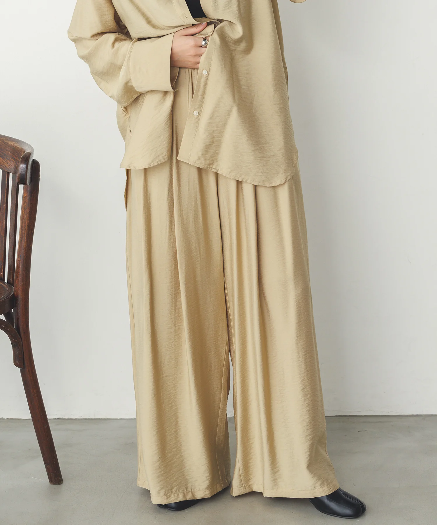 ヴィンテージクロス ワイドパンツ