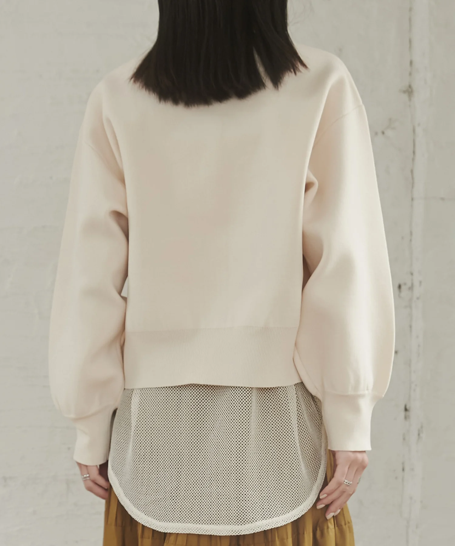 【WEB限定/別注】ジップショートカーディガン