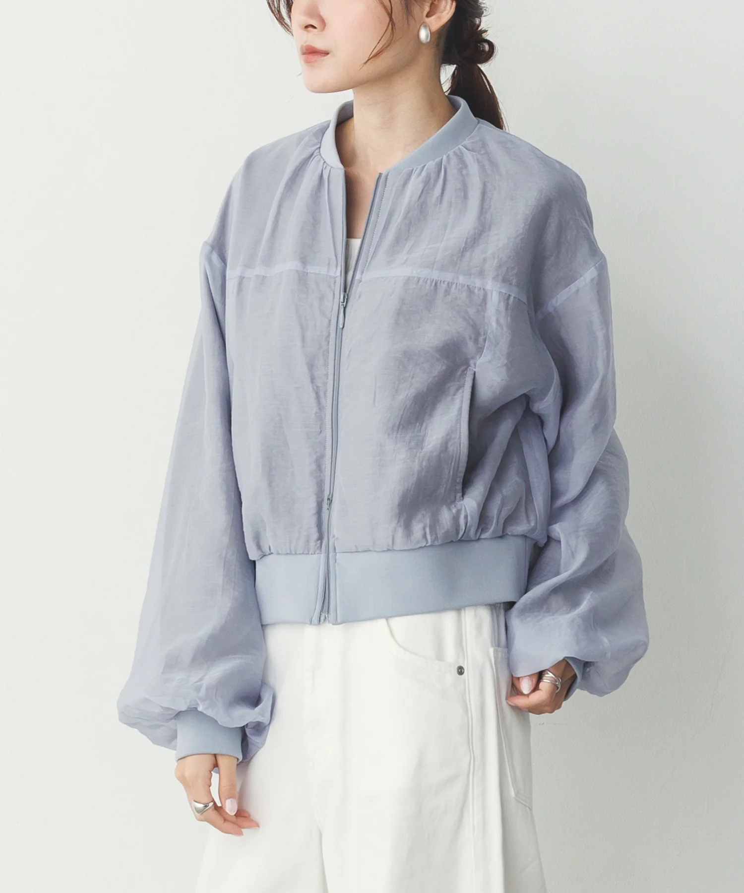 シアーポンチ ブルゾン