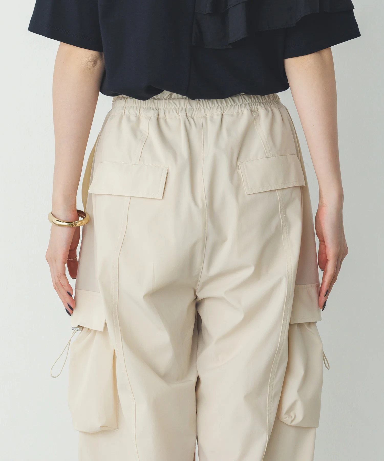 【接触冷感】パラシュートパンツ