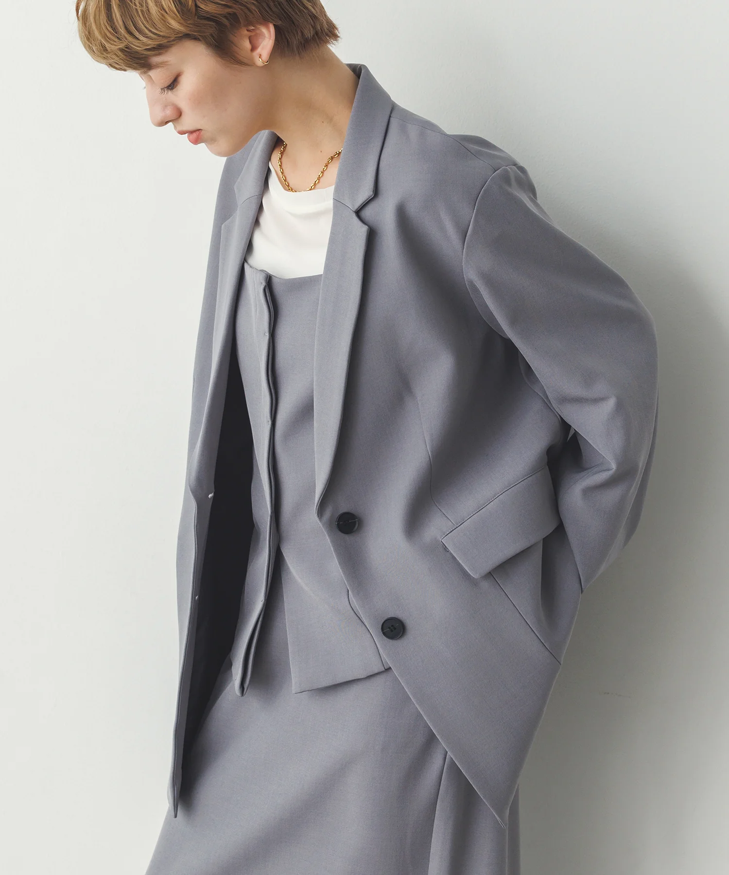 ストレッチポリツイル オーバージャケット