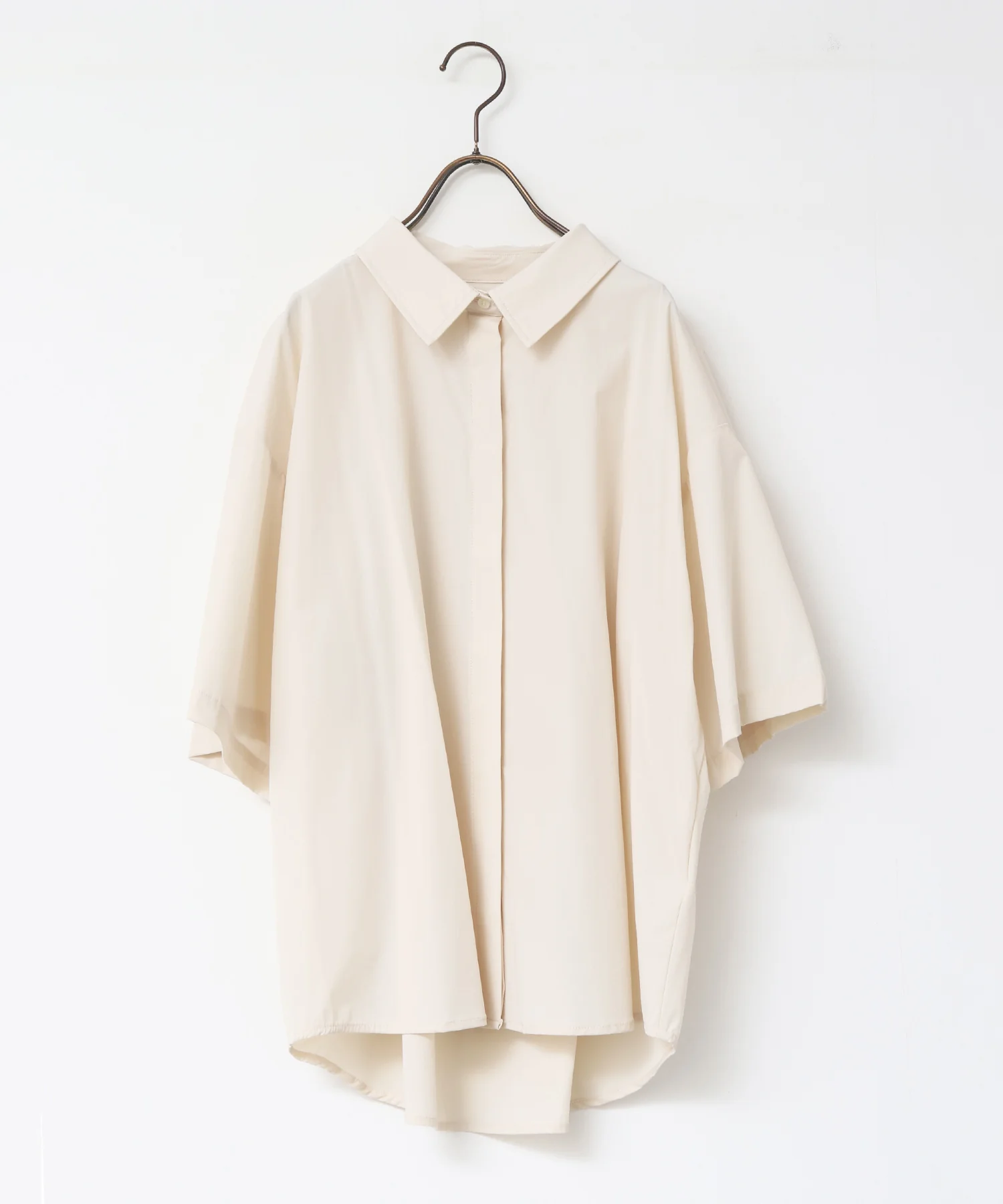 【新色追加】【接触冷感】 バックタックシャツ