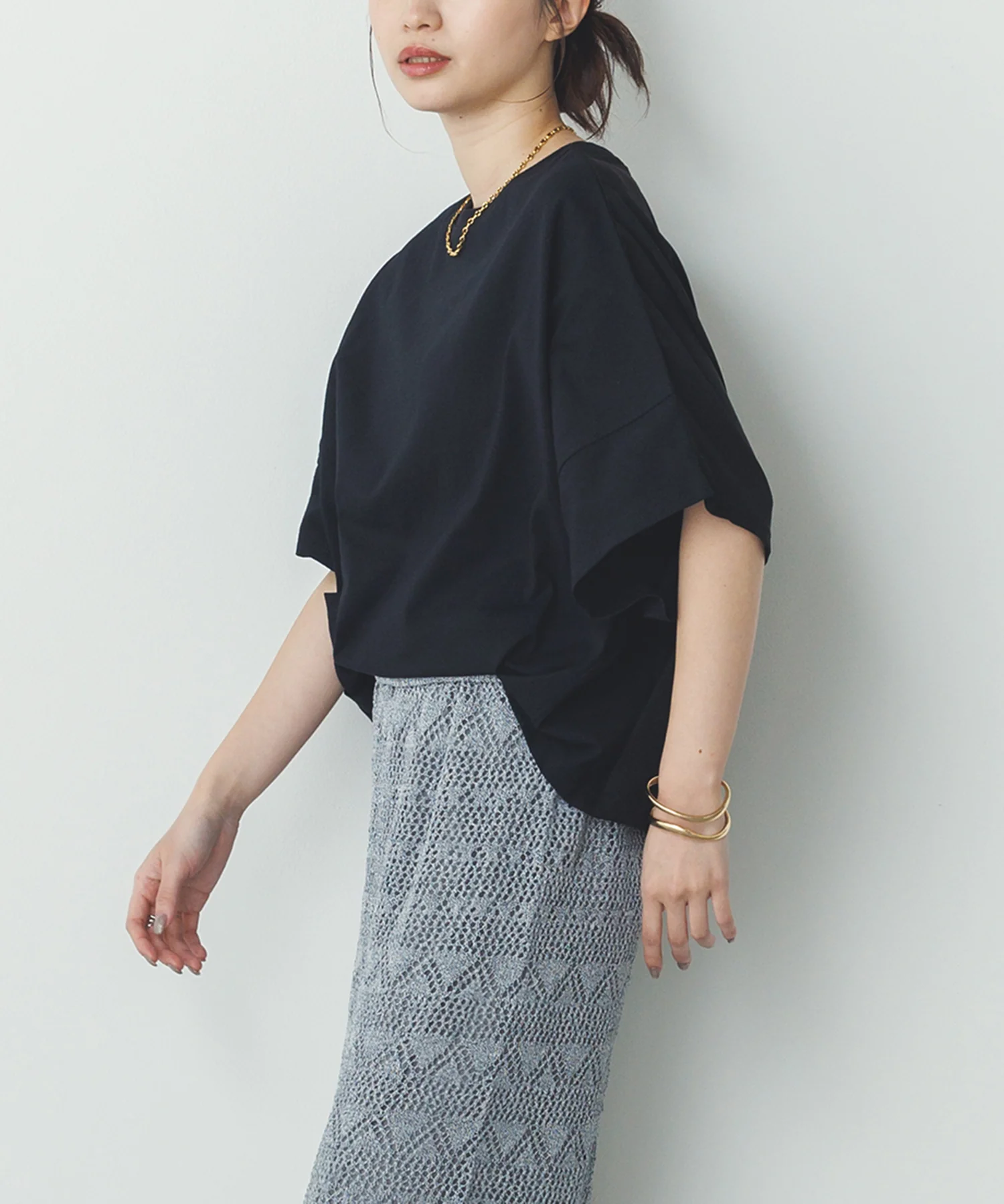 前後2WAY ドルマンTシャツ