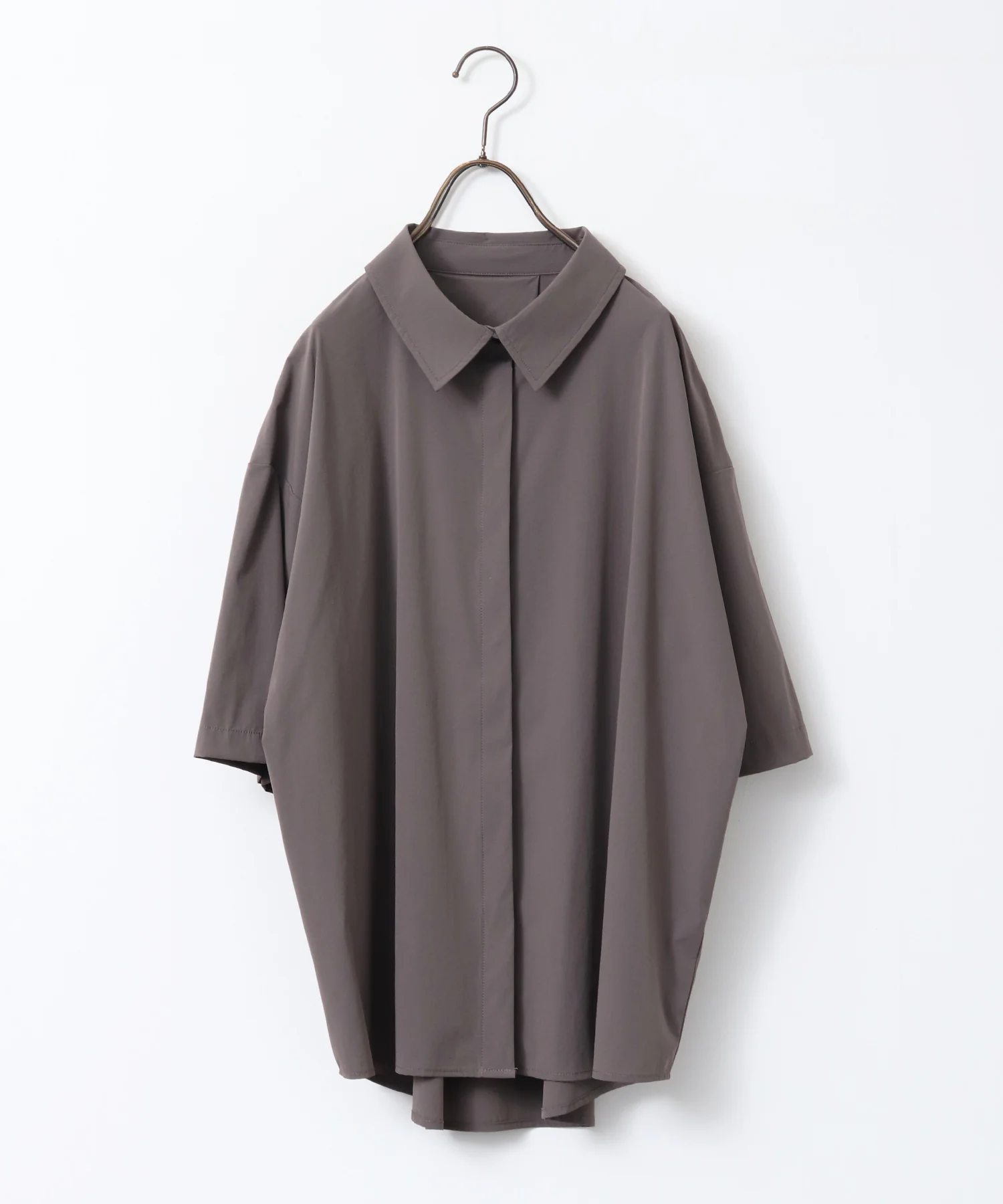 【新色追加】【接触冷感】 バックタックシャツ