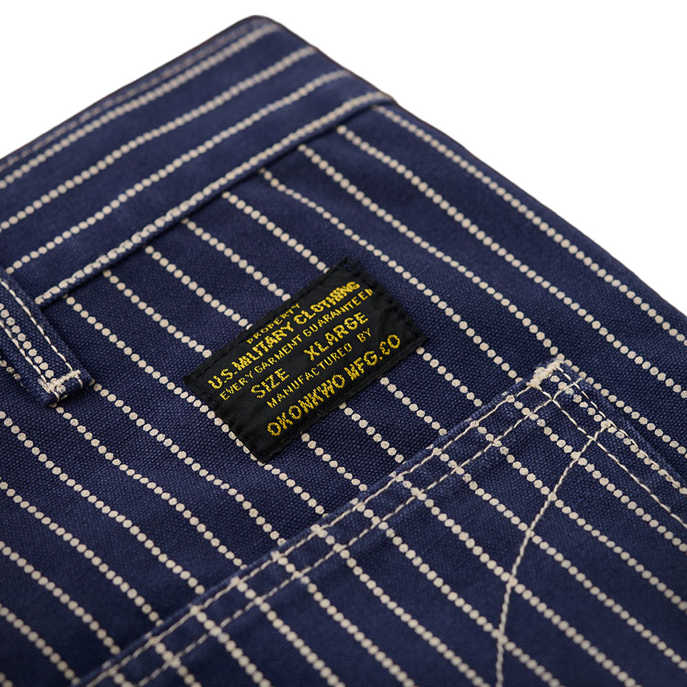 WABASHストライプカーゴパンツ