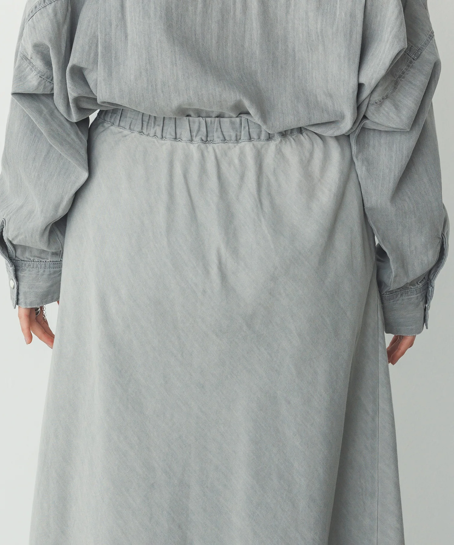 セミフレア デニムスカート