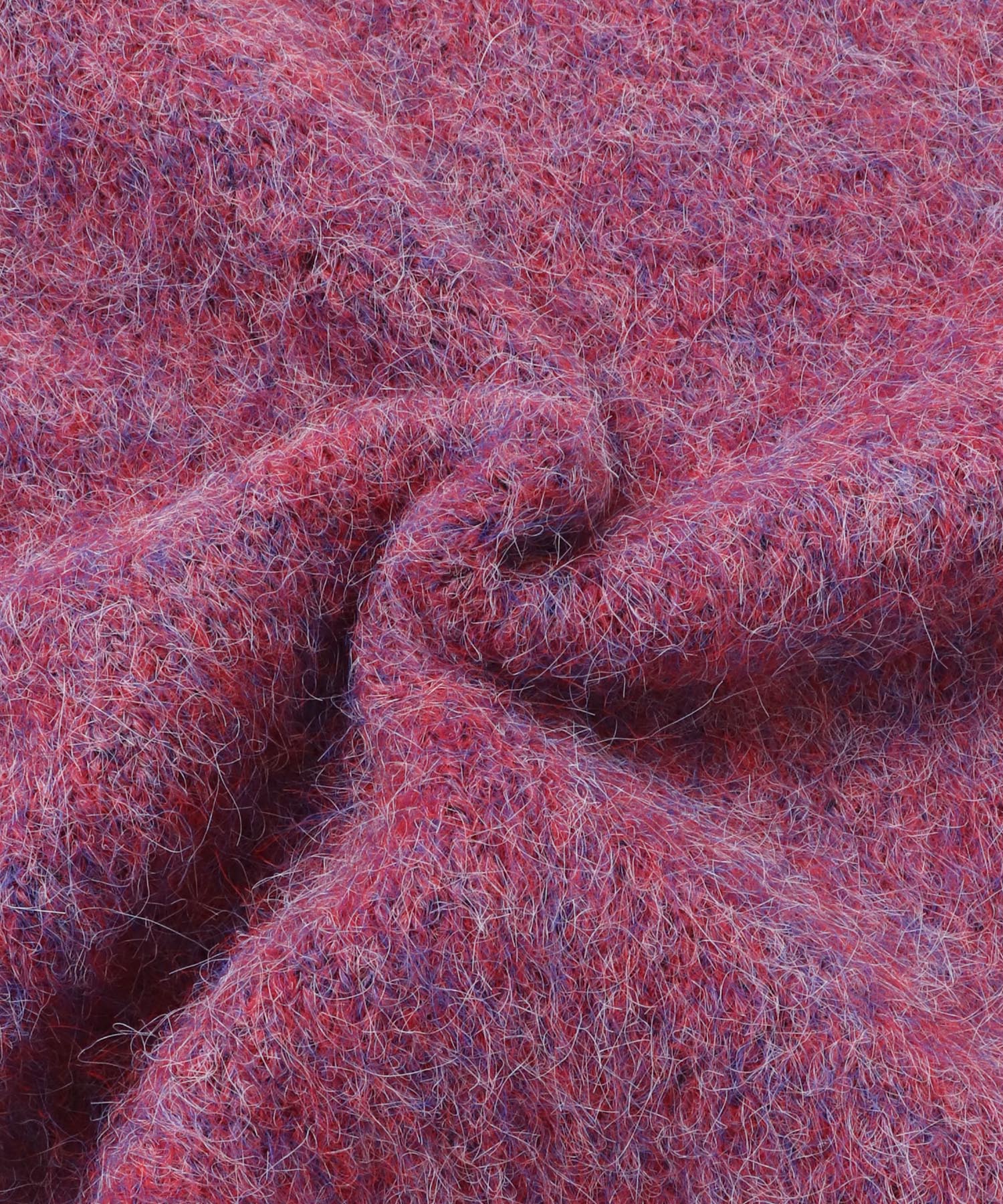 モヘアタッチ 半袖ニット