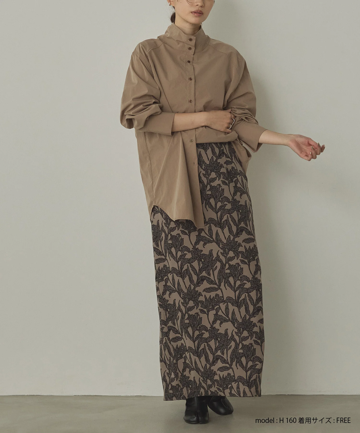 2WAY ハイネックシャツ