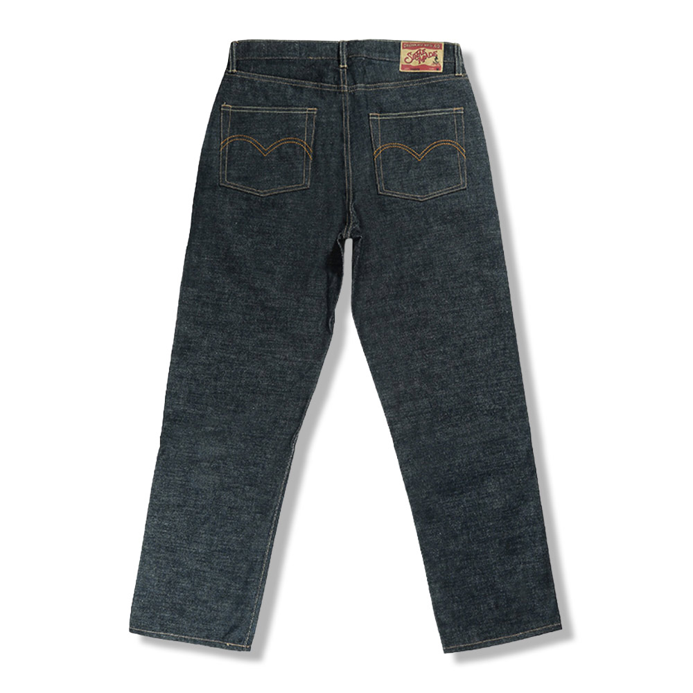 ストレートセルビッジデニム