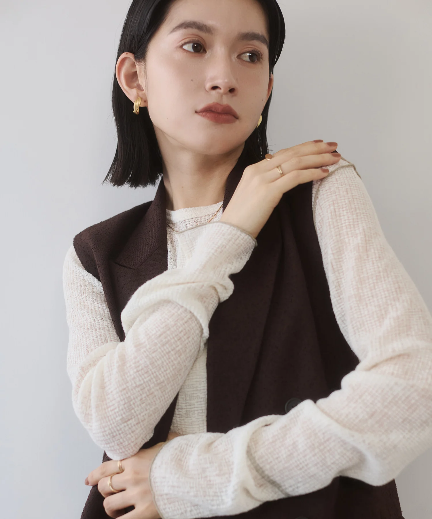 【新色追加】配色メロウ シアートップス