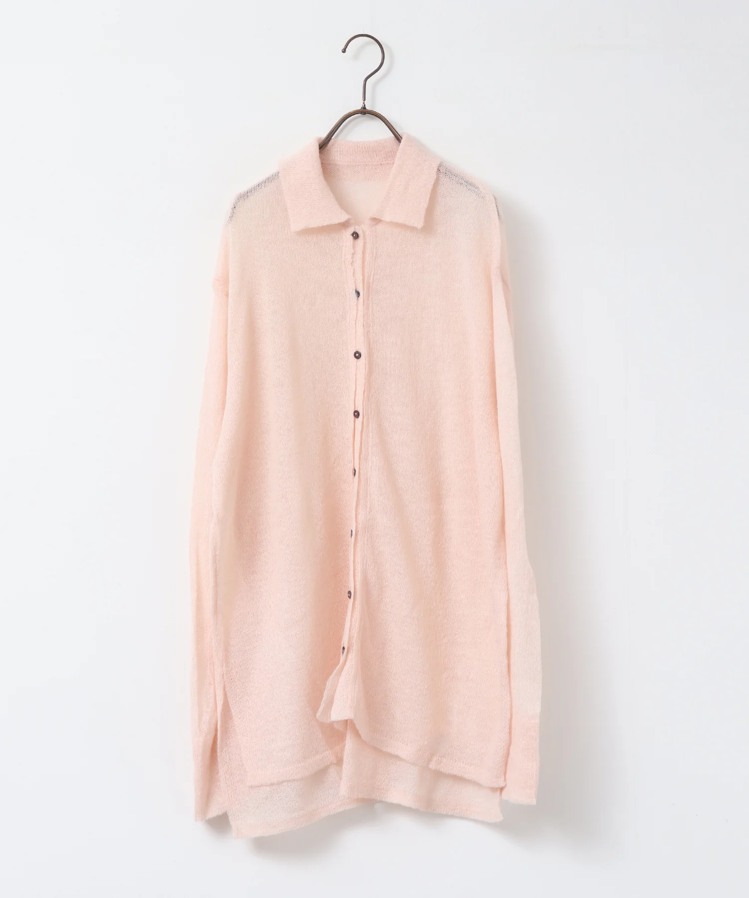 アルパカニット シアーシャツ