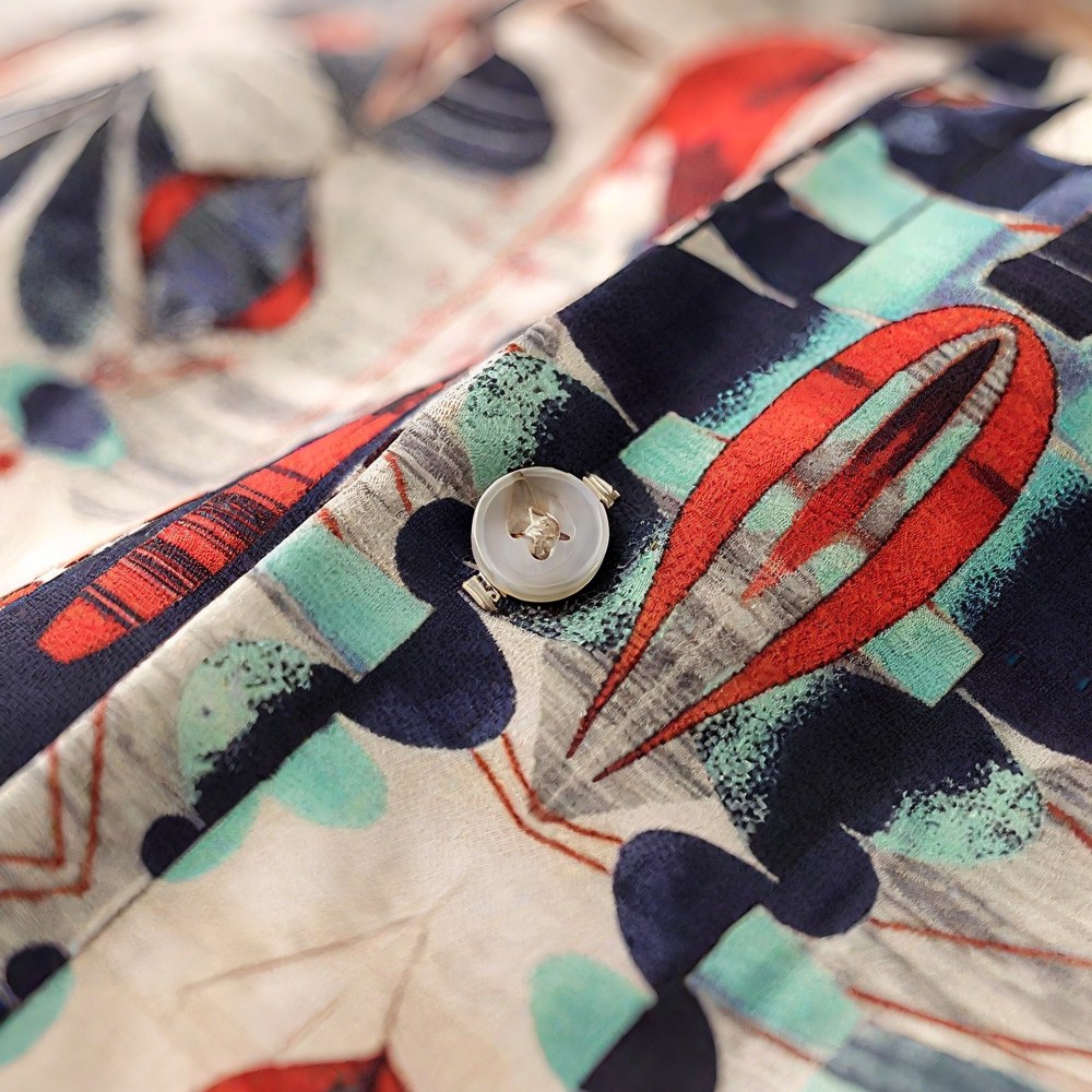 1950sレトロ風総柄アロハシャツ