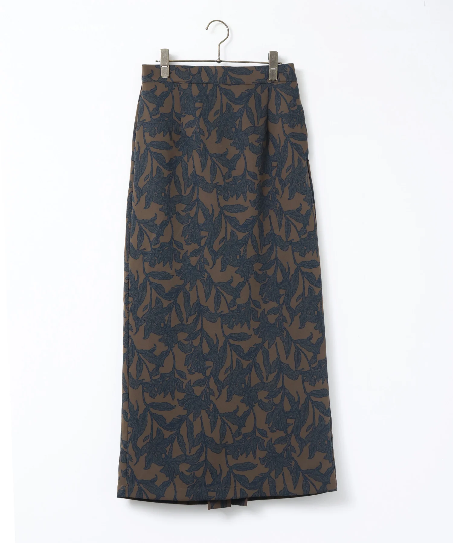 花柄プリント ナロースカート