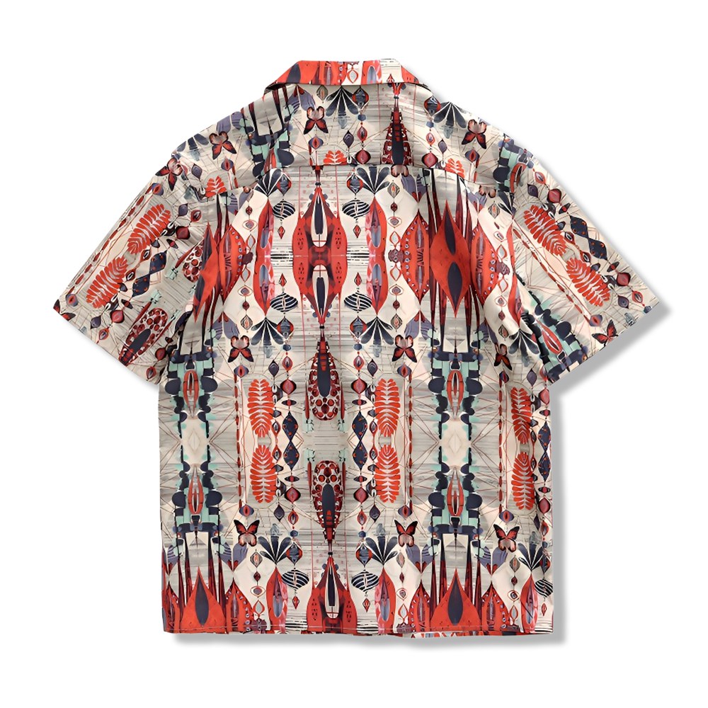 1950sレトロ風総柄アロハシャツ