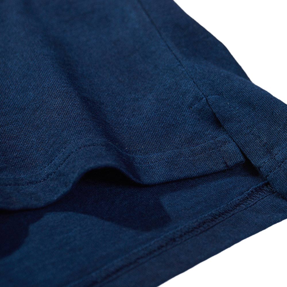 藍染メンズポロシャツ