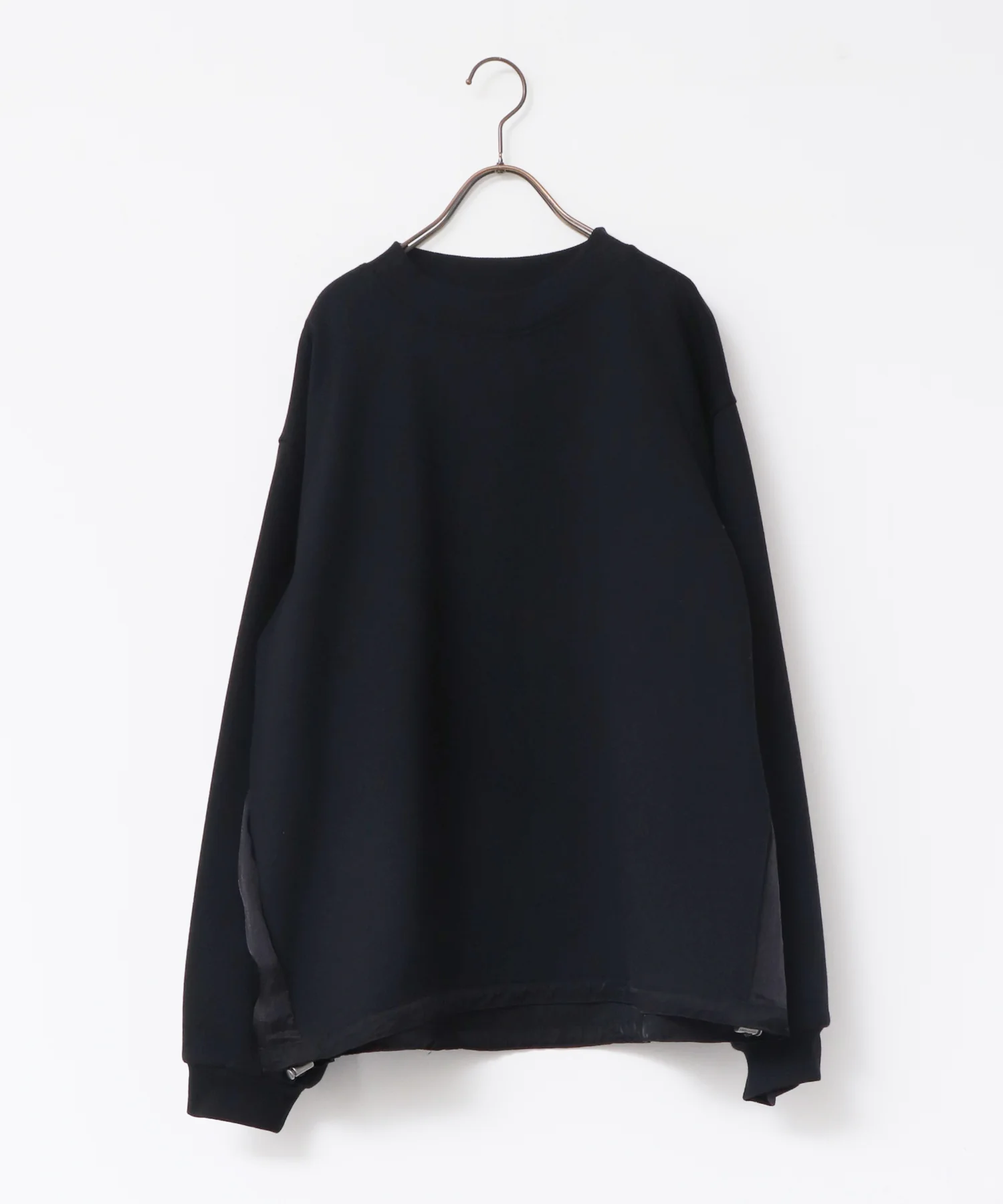 バックシアー 裏起毛バルーンスウェット