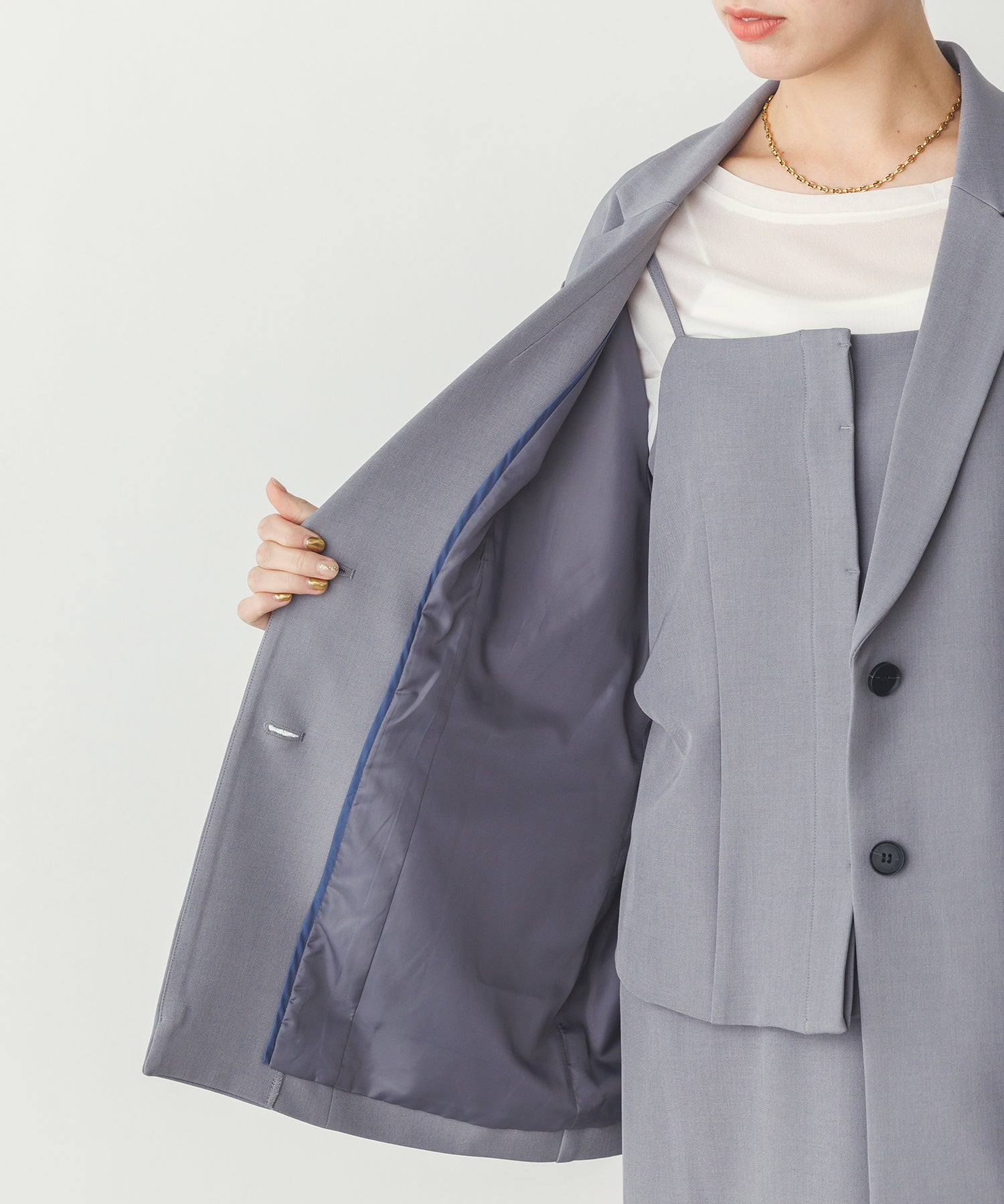 ストレッチポリツイル オーバージャケット