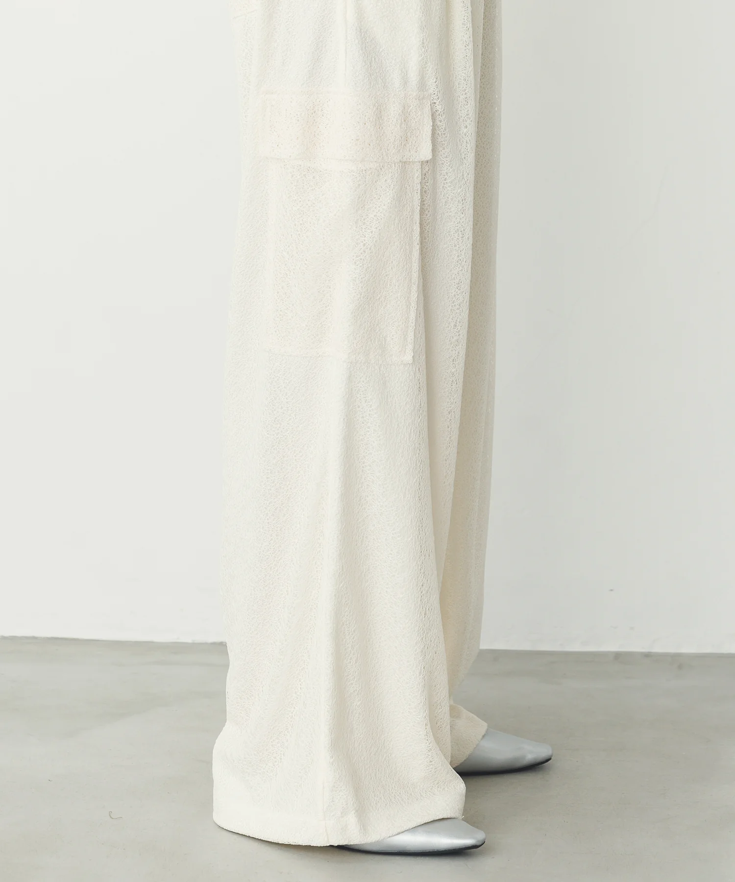 メッシュレース カーゴパンツ