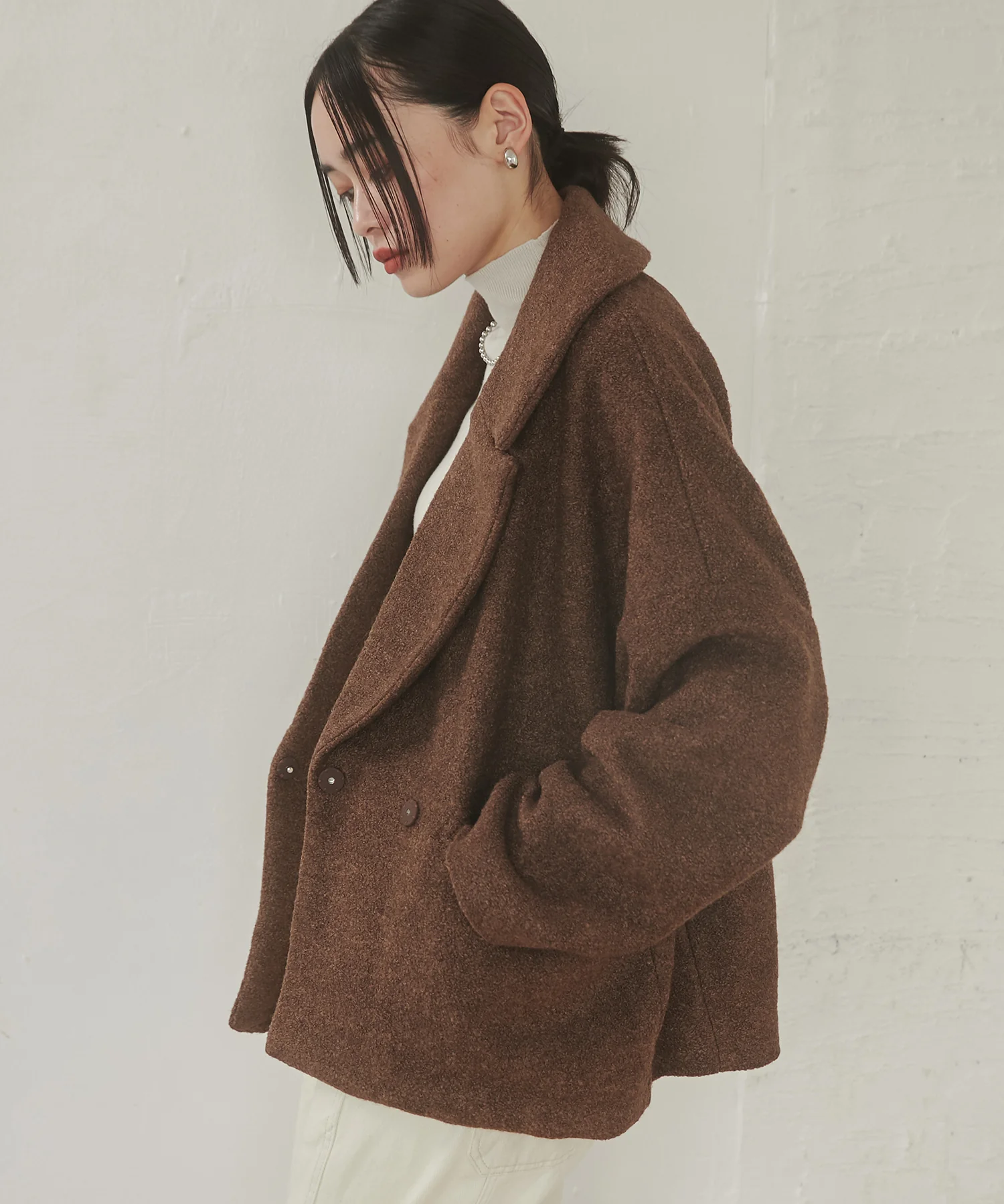 ミニブークレ オーバージャケット