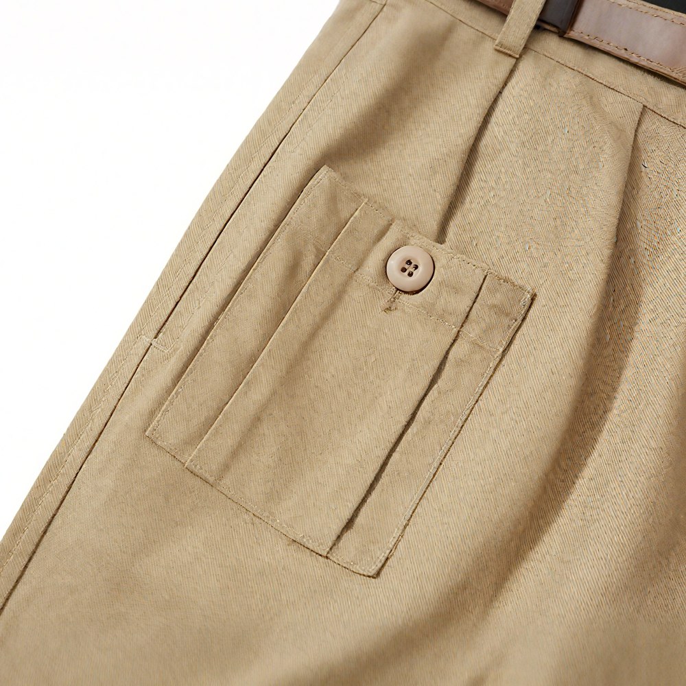 グルカ風バミューダカジュアルパンツ