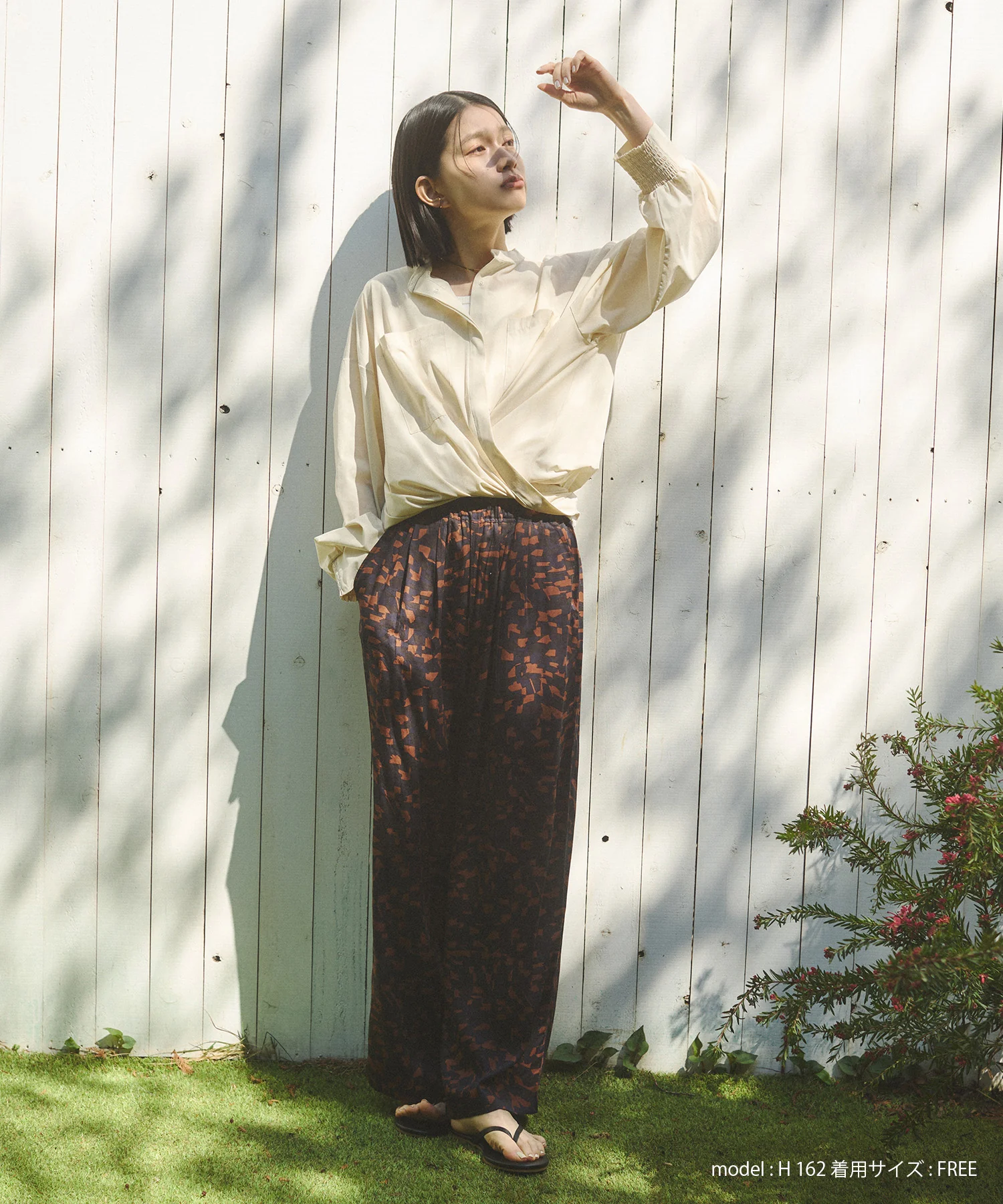 【新色追加】【接触冷感】2WAY カシュクールシャツ