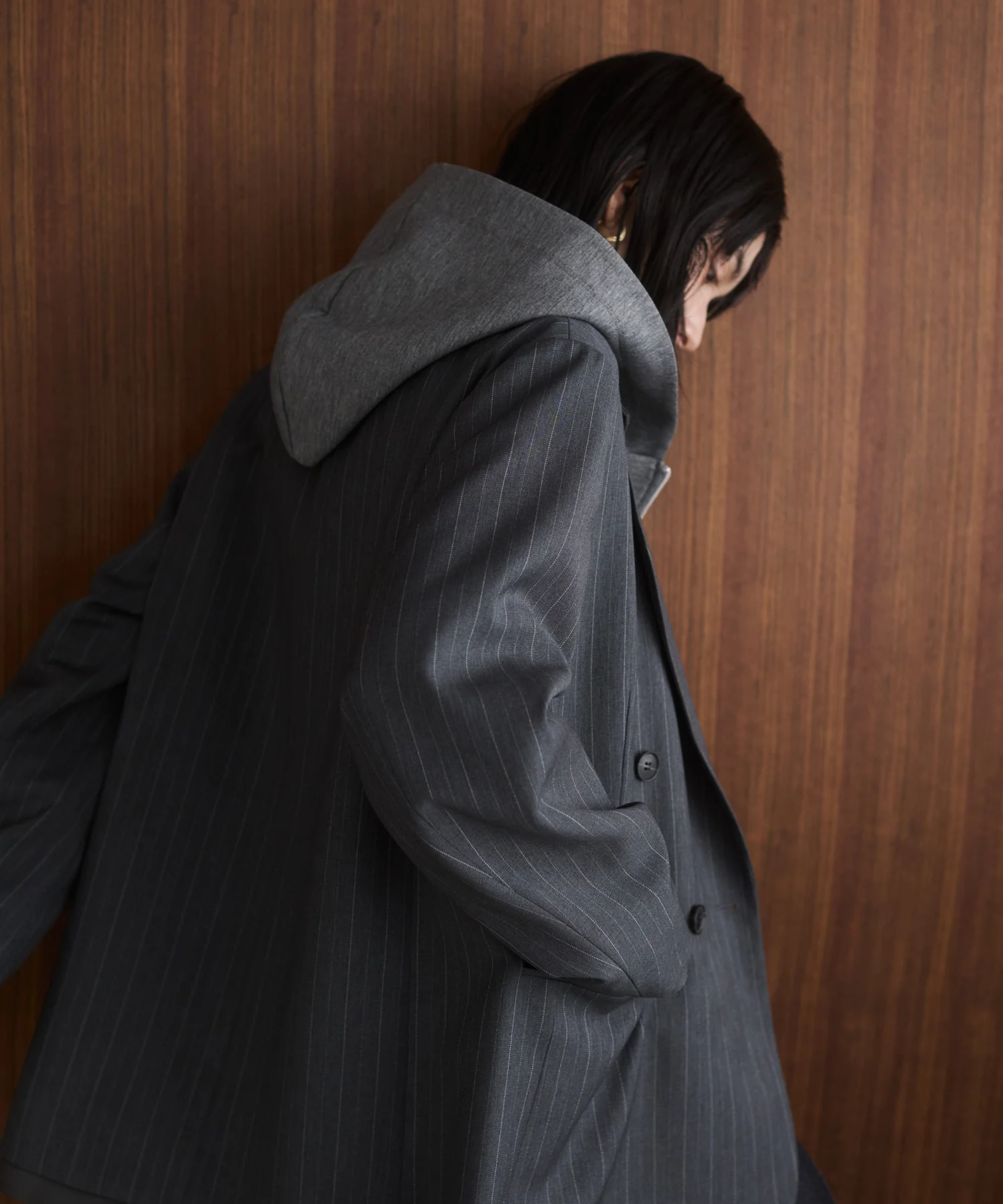 ストライプ ダブルジャケット