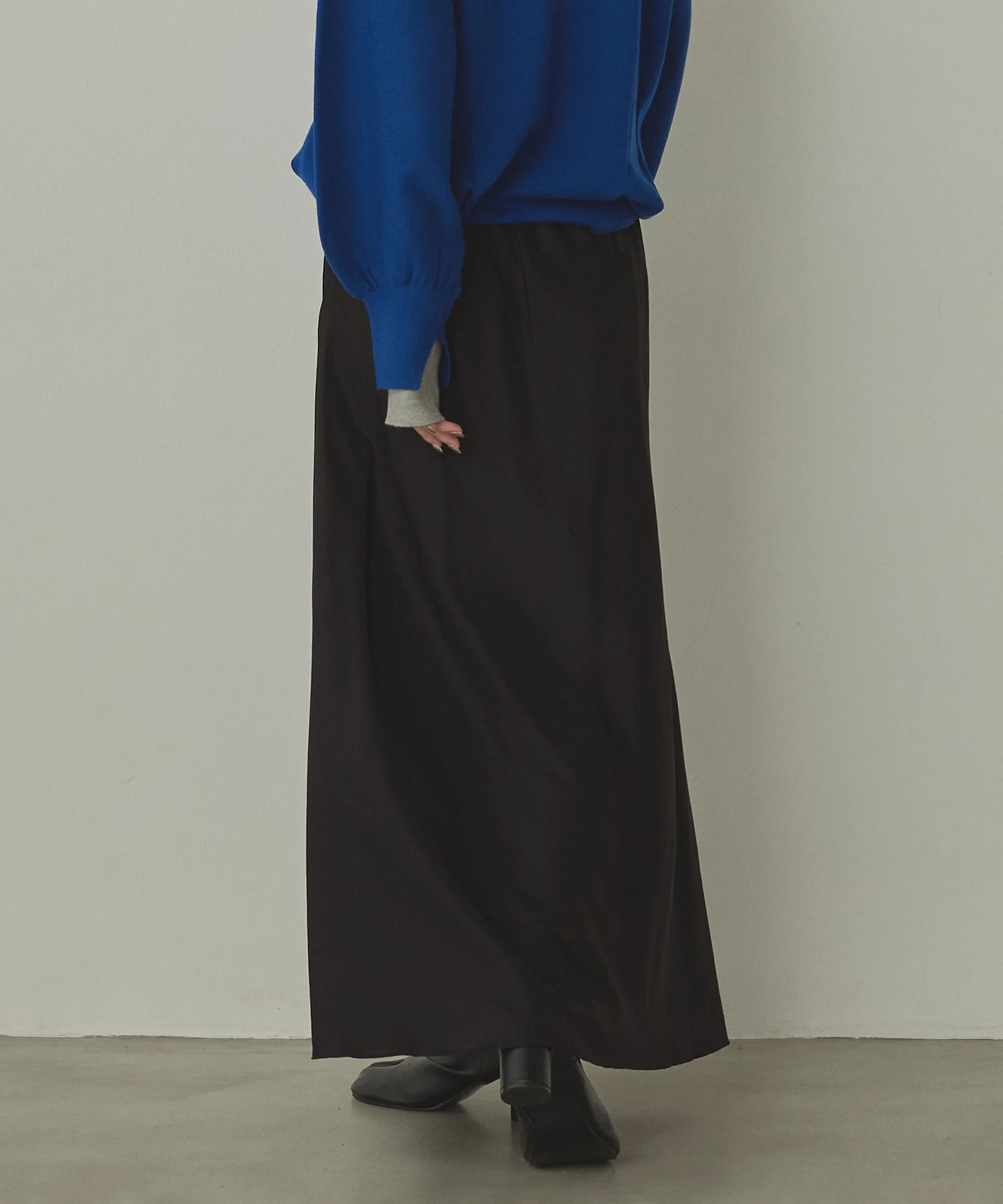 ビンテージサテン ナロースカート