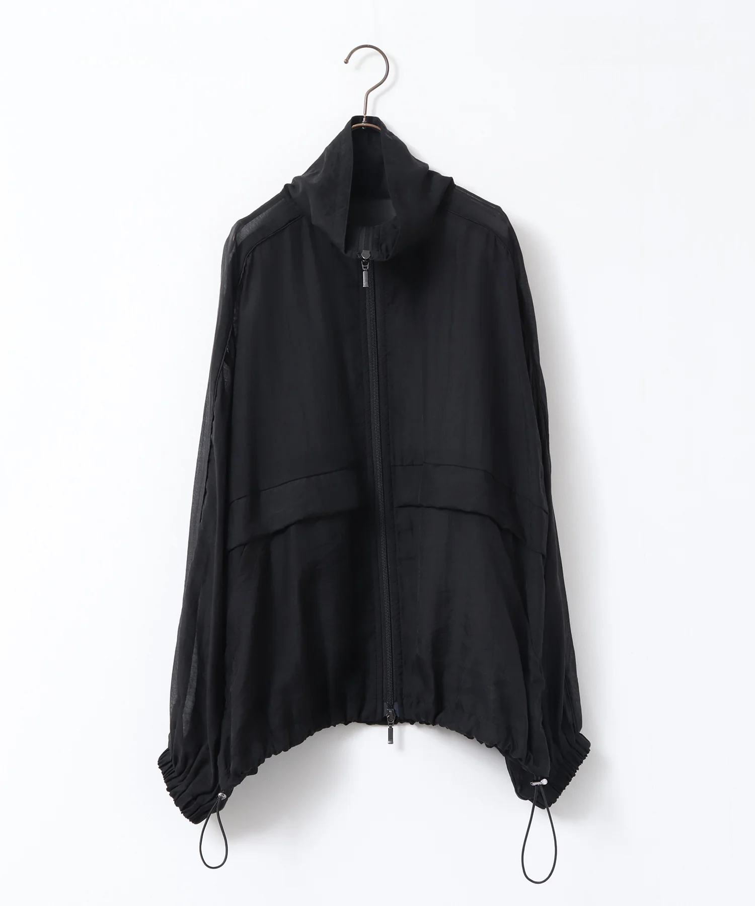 セルロース ナイロンシアー Wジップブルゾン