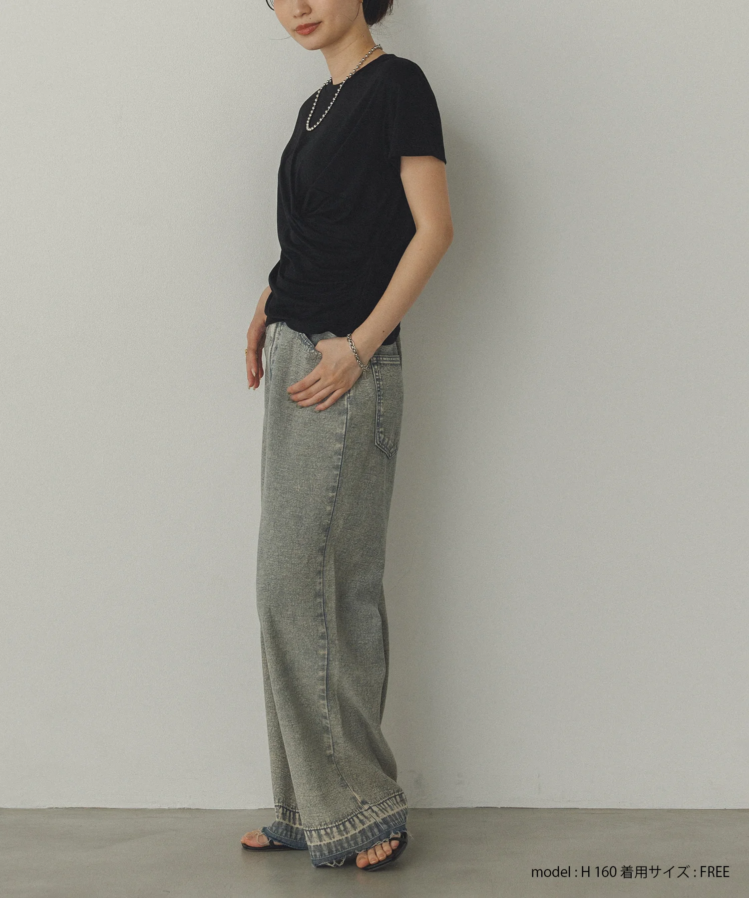 ドレープ デザイントップス