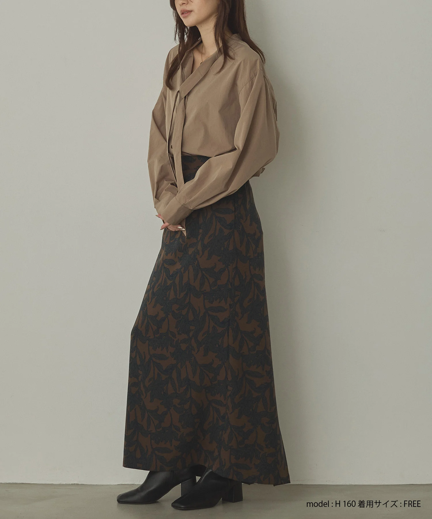 2WAY ボウタイブラウス